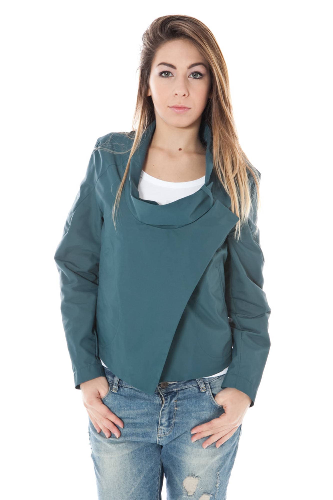 CALVIN KLEIN GIACCA SPORTIVA DONNA VERDE