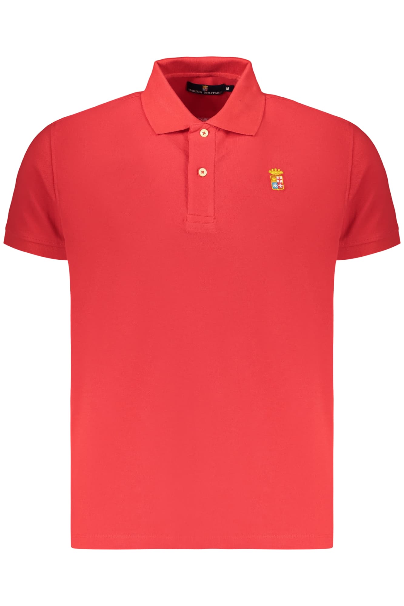 MARINA MILITARE POLO MANICHE CORTE UOMO ROSSO