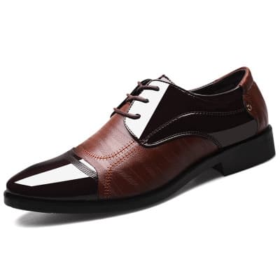 Scarpe Casual in Pelle Morbida da Uomo Business - Miniatura 5
