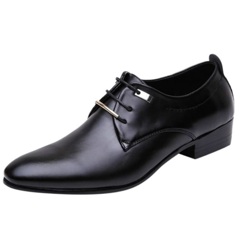 Scarpe eleganti da uomo in pelle con punta affusolata - Miniatura 3