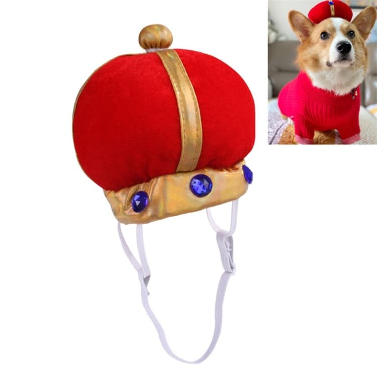 Cappello Corona per Animali Domestici, Copricapo Creativo e Divertente per Cani e Gatti - Miniatura 2