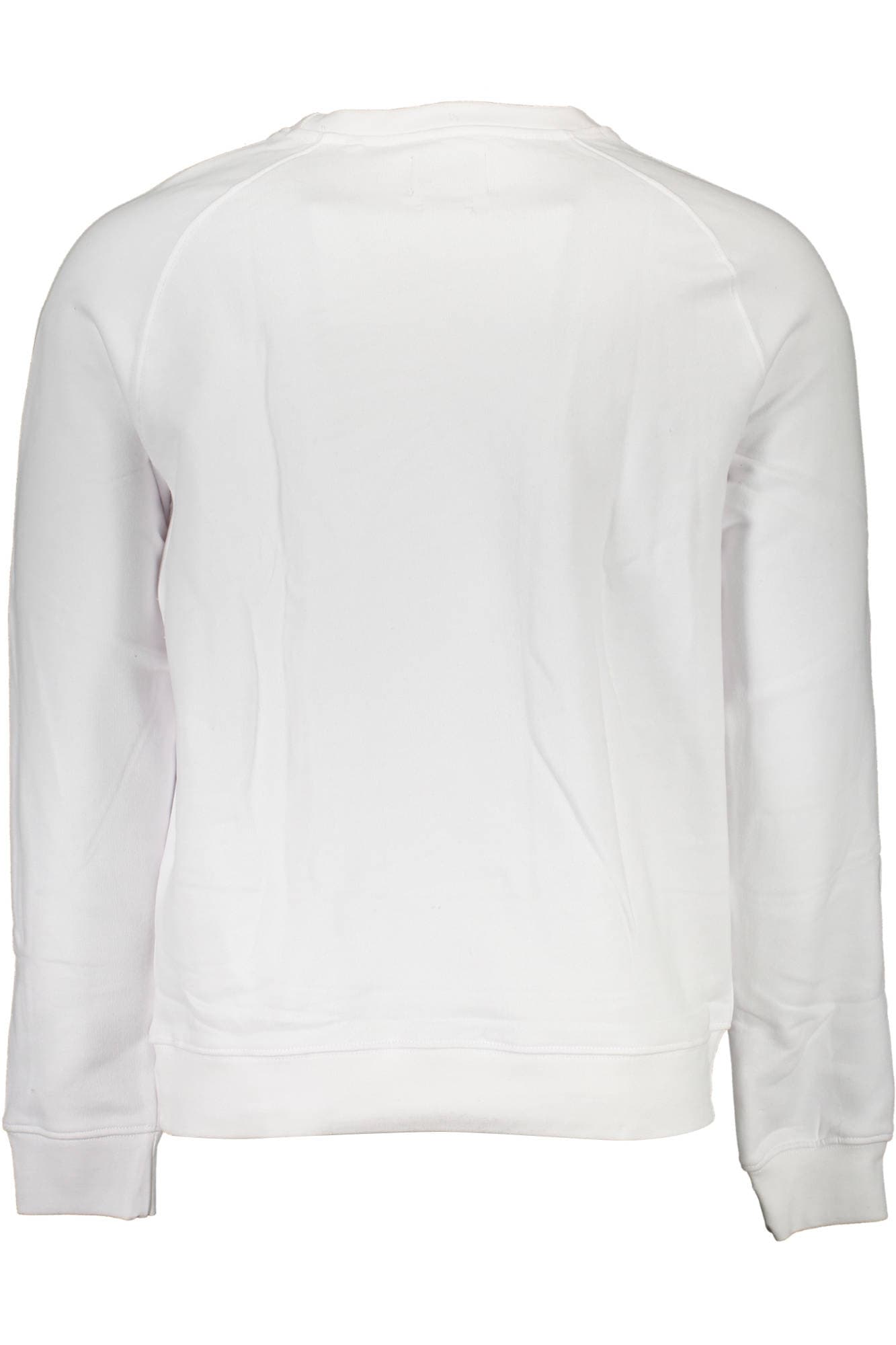 GUESS JEANS FELPA SENZA ZIP UOMO BIANCO - Miniatura 2