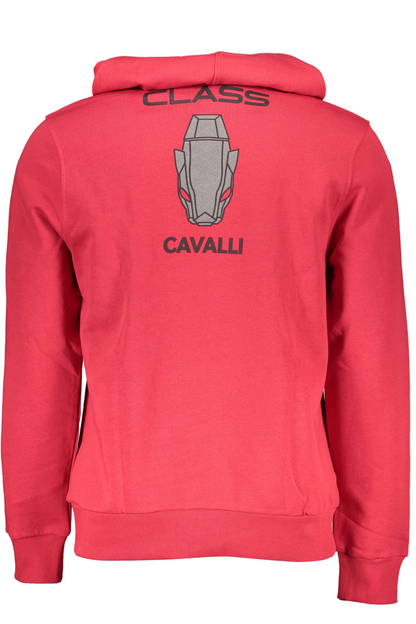 CAVALLI CLASS FELPA SENZA ZIP UOMO ROSSO - Miniatura 2