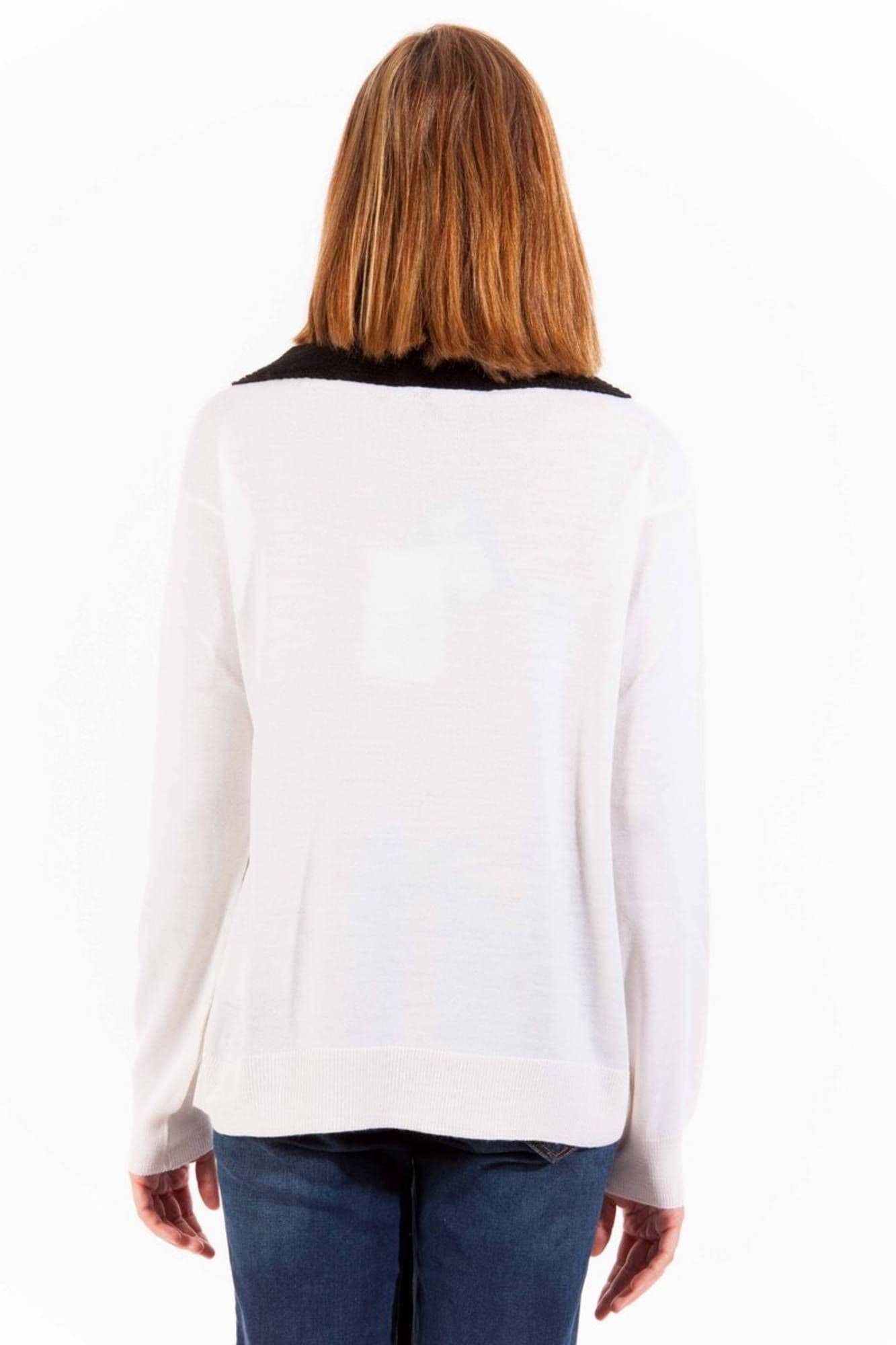 LOVE MOSCHINO MAGLIA DONNA BIANCO - Miniatura 2