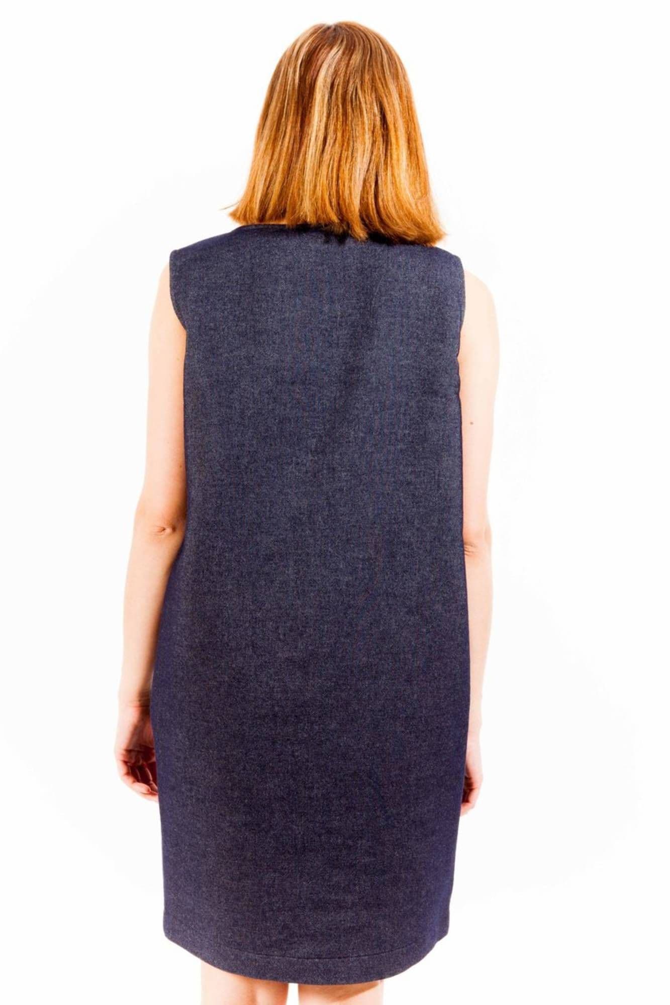 LOVE MOSCHINO ABITO CORTO DONNA BLU - Miniatura 2