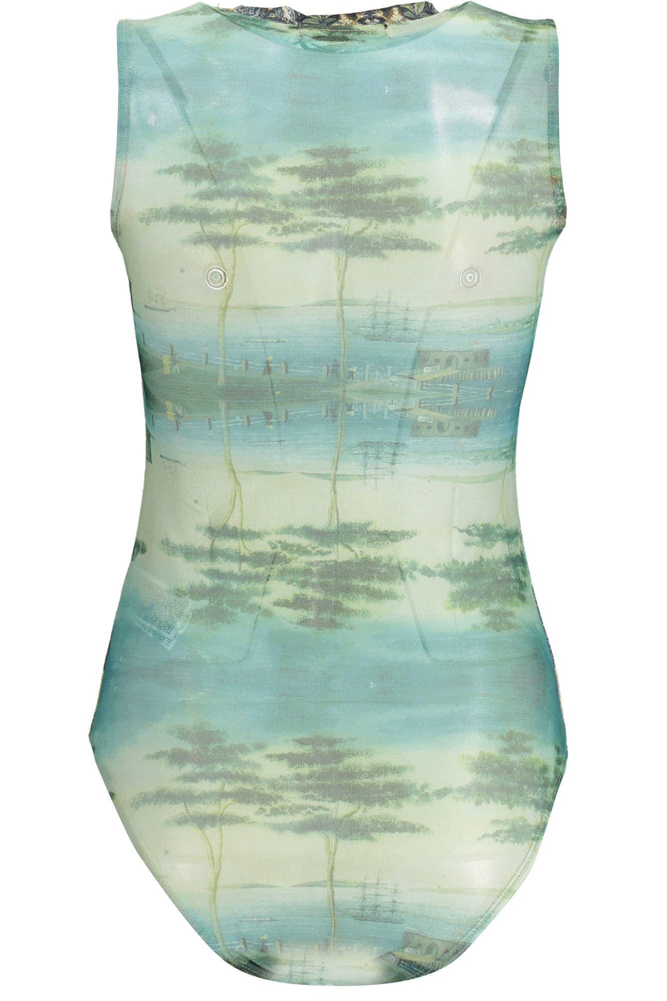DESIGUAL BODY A CANOTTA DONNA VERDE - Miniatura 2