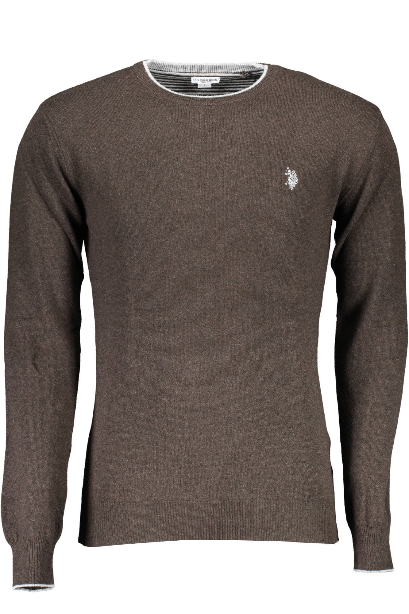 U.S. POLO ASSN. MAGLIONE UOMO MARRONE