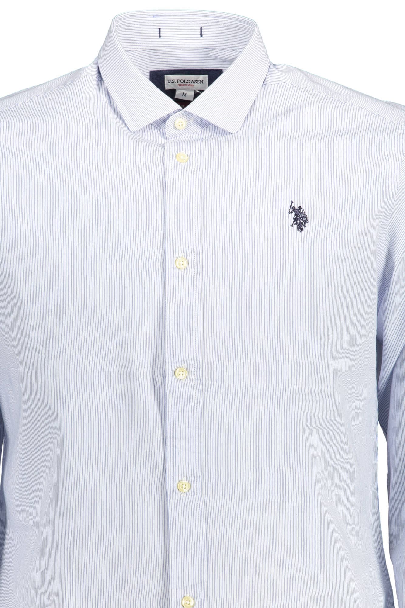 U.S. POLO ASSN. CAMICIA MANICHE LUNGHE UOMO AZZURRO - Miniatura 3