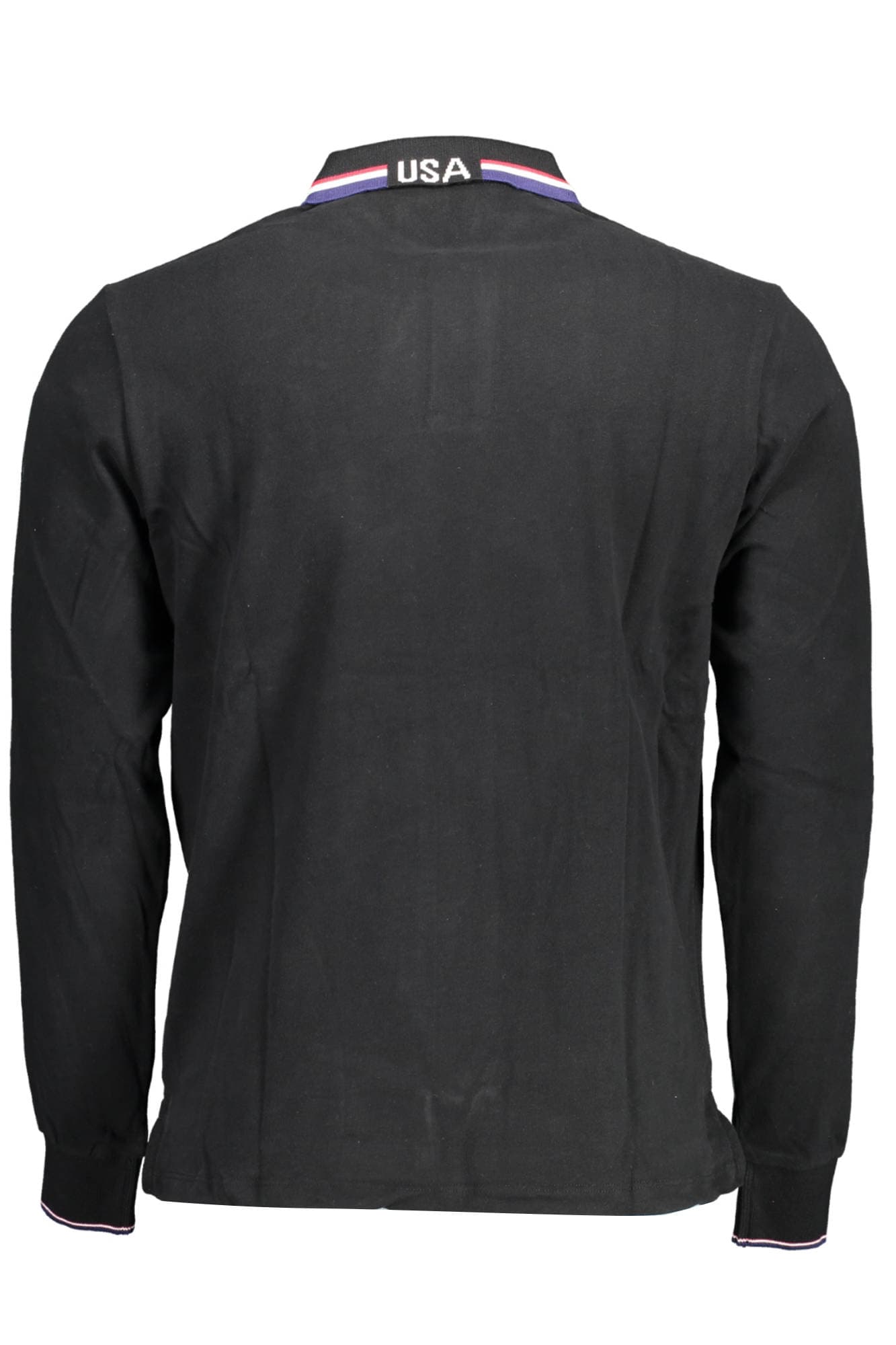 U.S. POLO ASSN. POLO MANICHE LUNGHE UOMO NERO - Miniatura 2