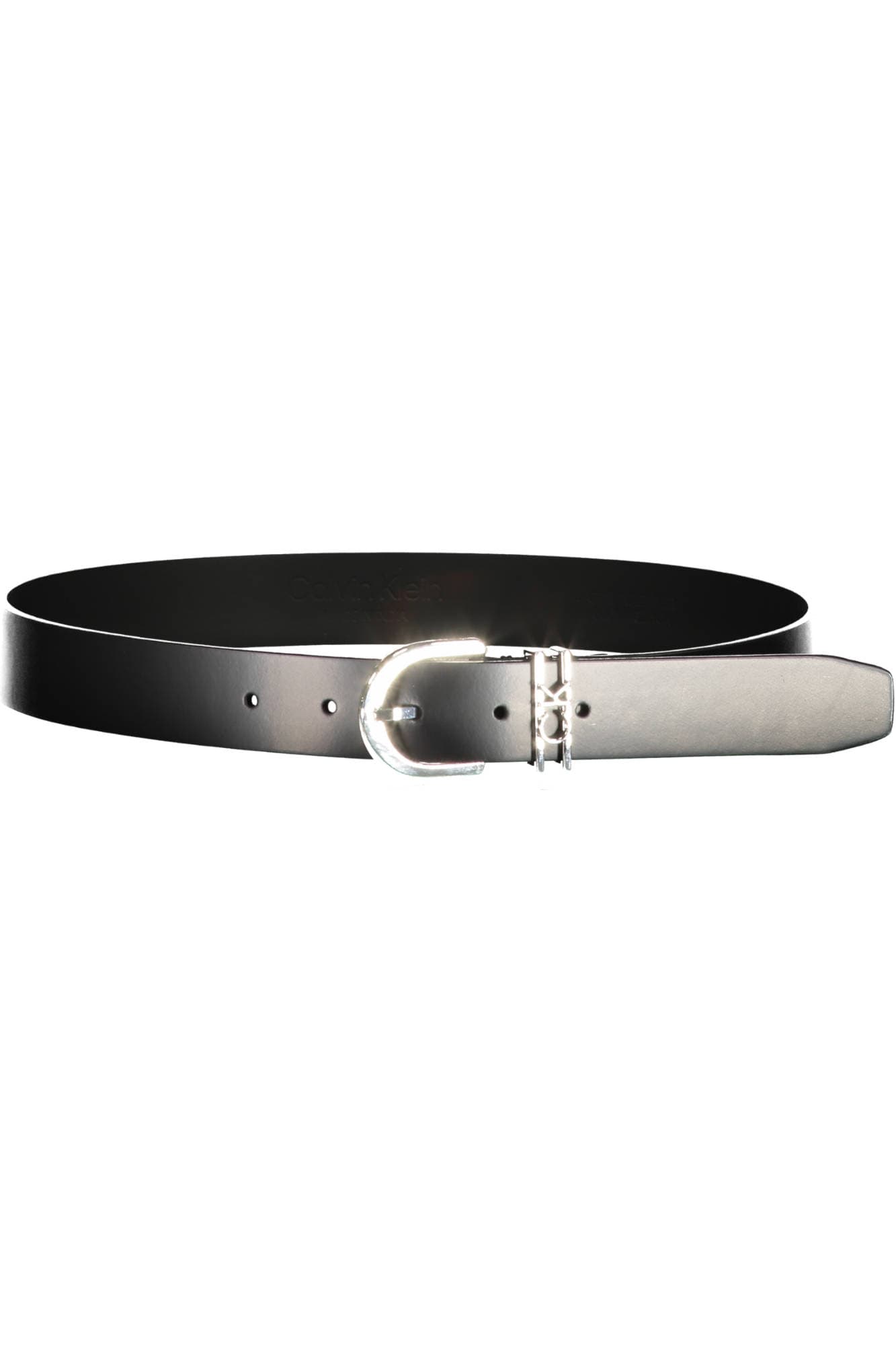 CALVIN KLEIN CINTURA IN PELLE DONNA NERO - Miniatura 2