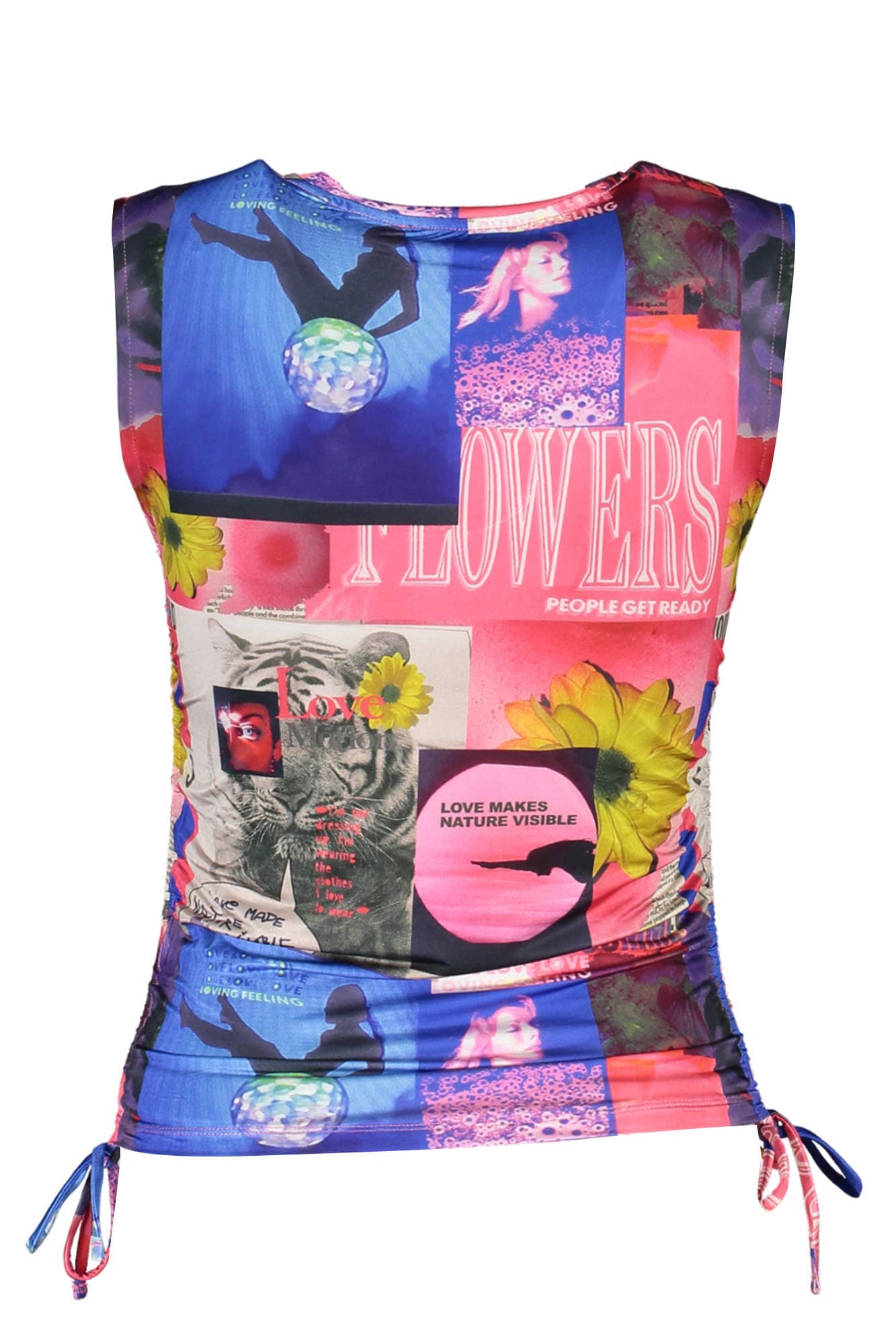 DESIGUAL CANOTTA DONNA BLU - Miniatura 2