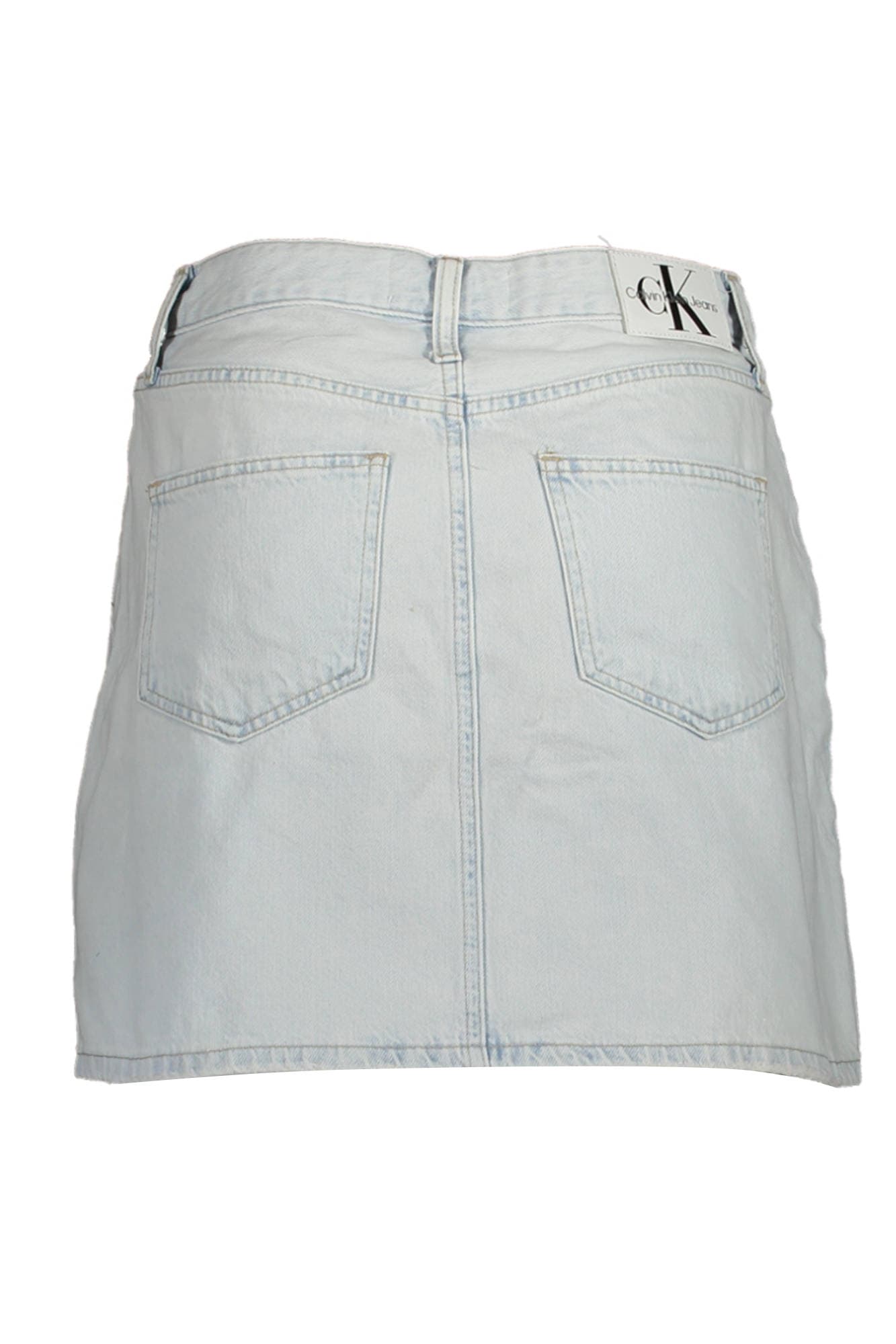 CALVIN KLEIN GONNA CORTA DONNA AZZURRO - Miniatura 2