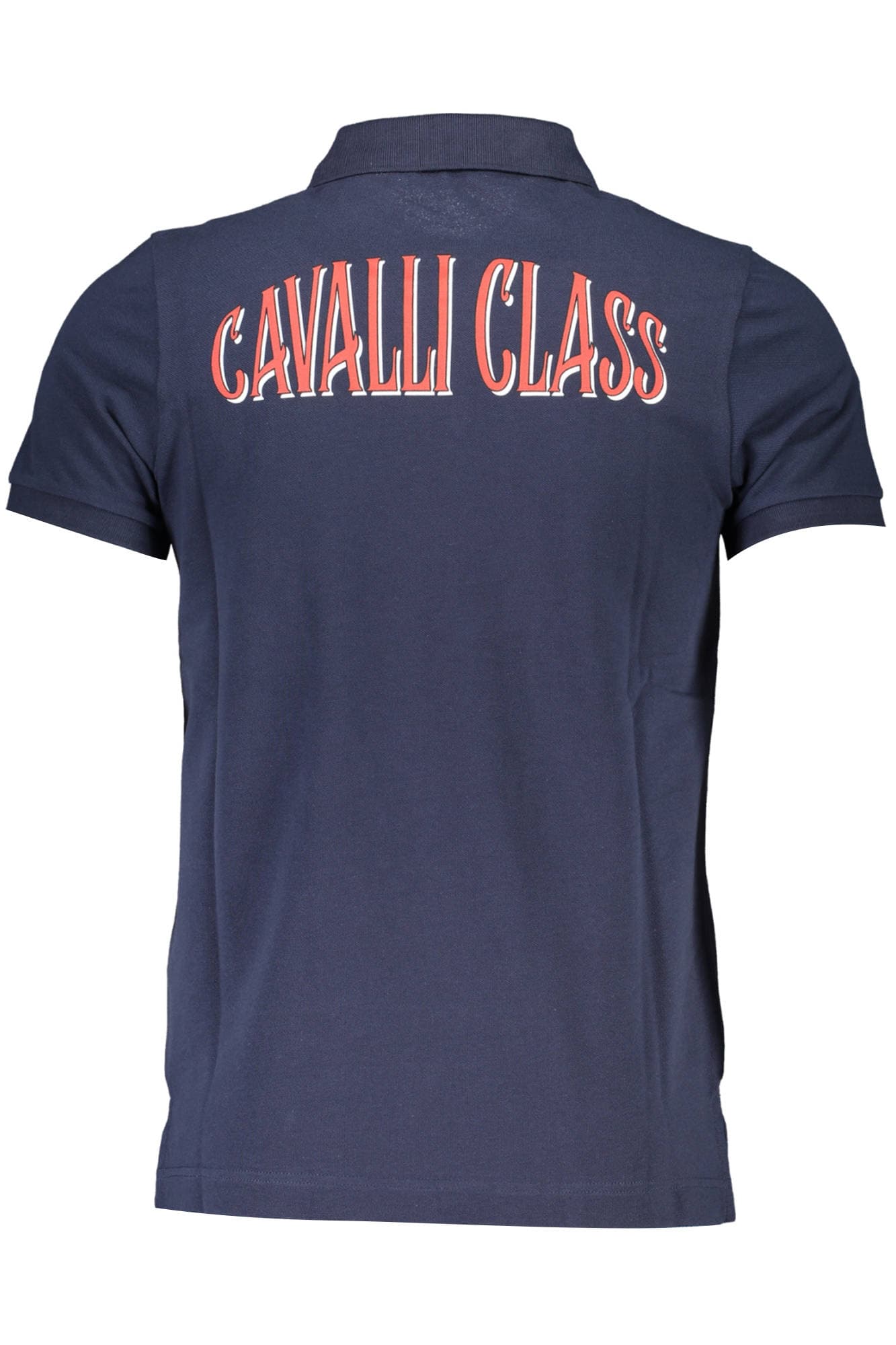 CAVALLI CLASS POLO MANICHE CORTE UOMO BLU - Miniatura 2