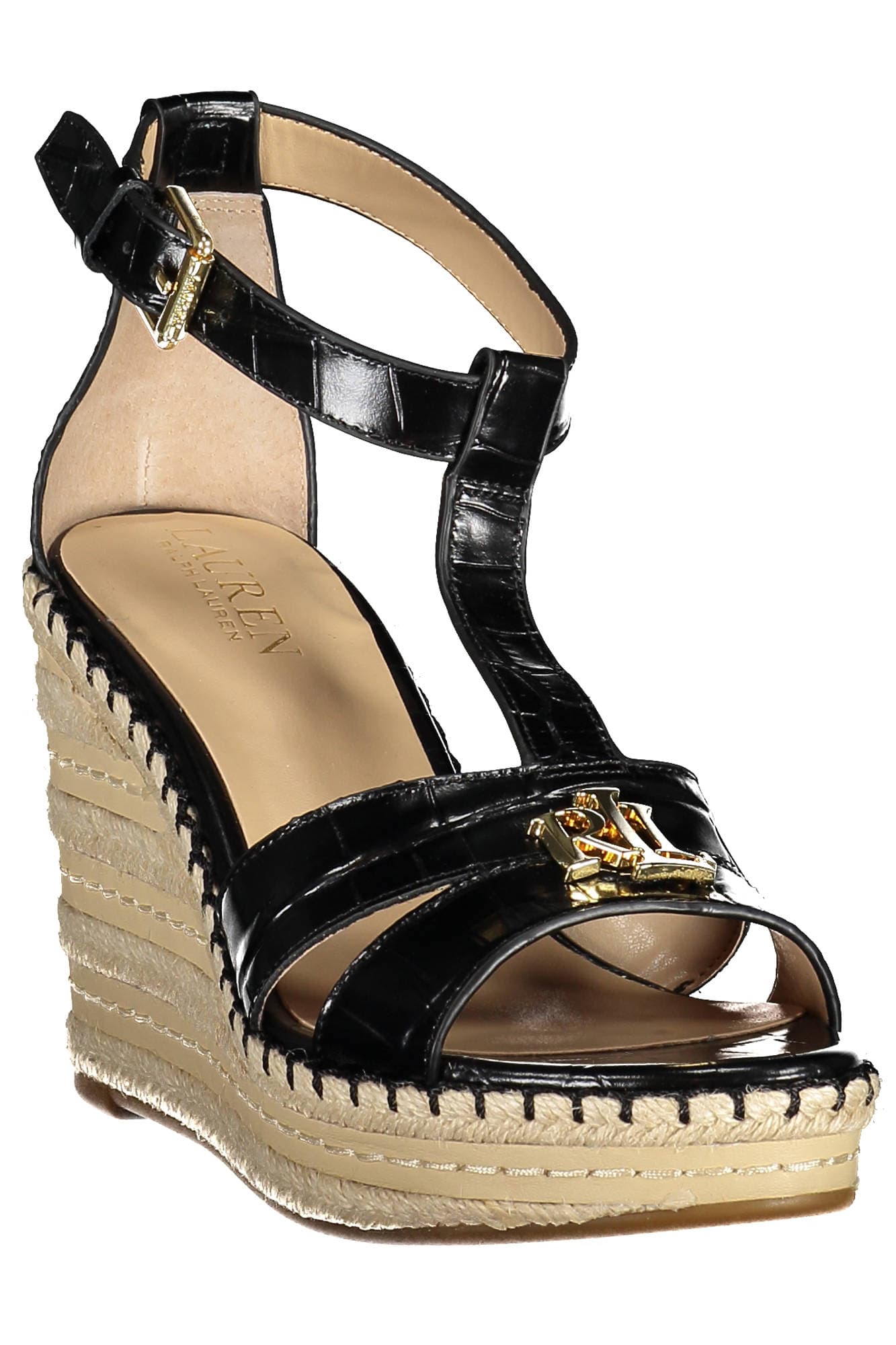 RALPH LAUREN CALZATURA SANDALO DONNA NERO - Miniatura 2