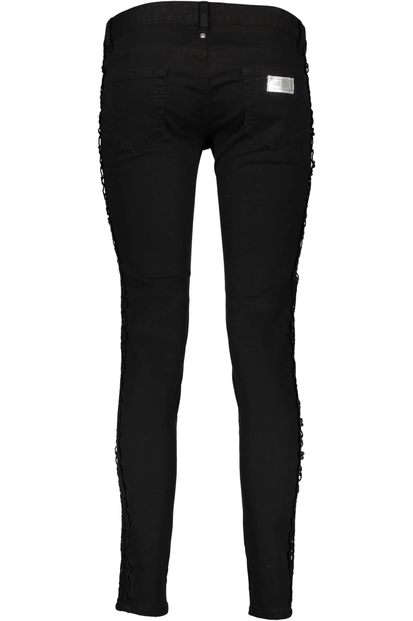 JUST CAVALLI PANTALONE DONNA NERO - Miniatura 3