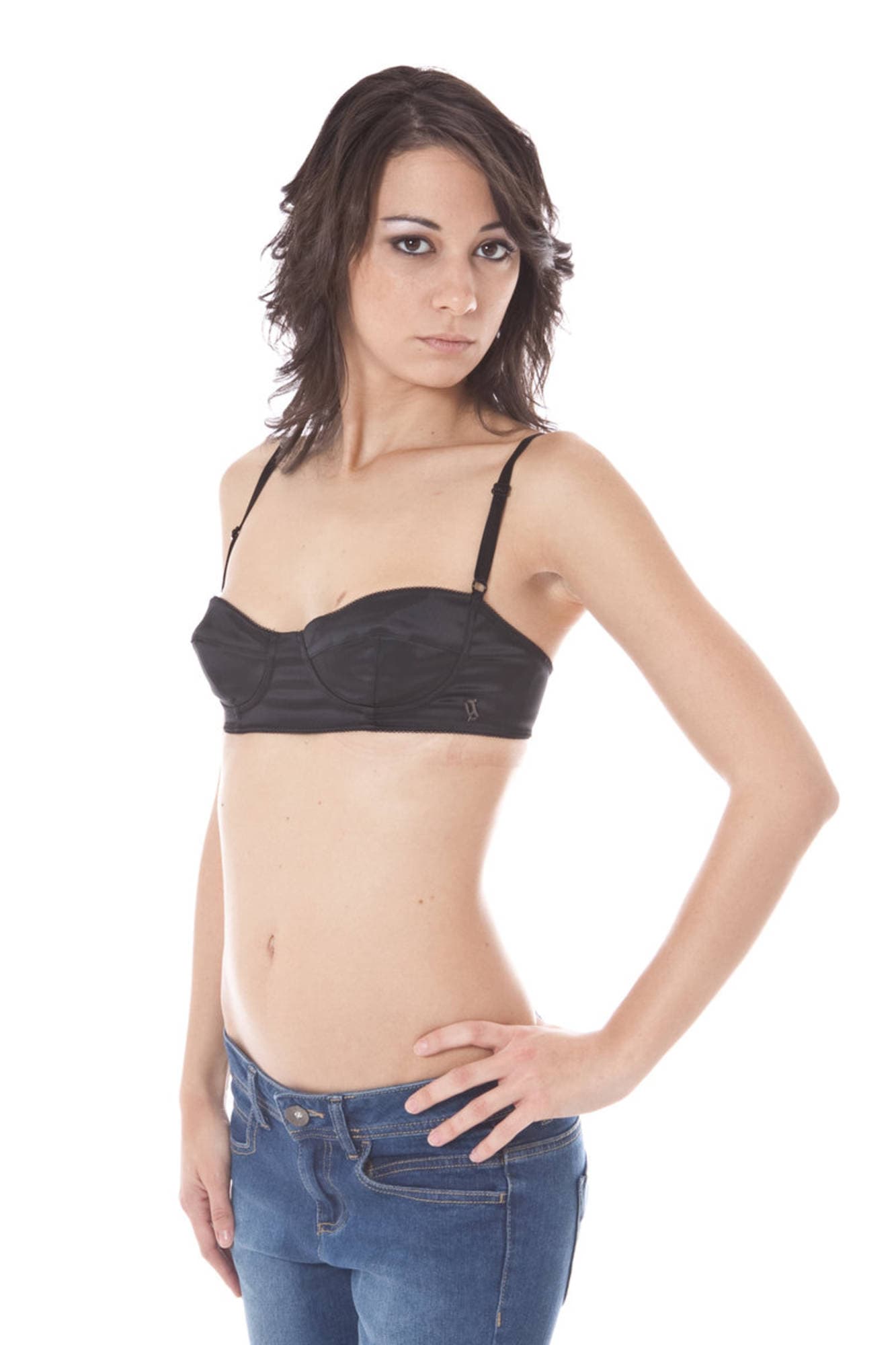 JOHN GALLIANO REGGISENO A BALCONCINO DONNA NERO - Miniatura 3