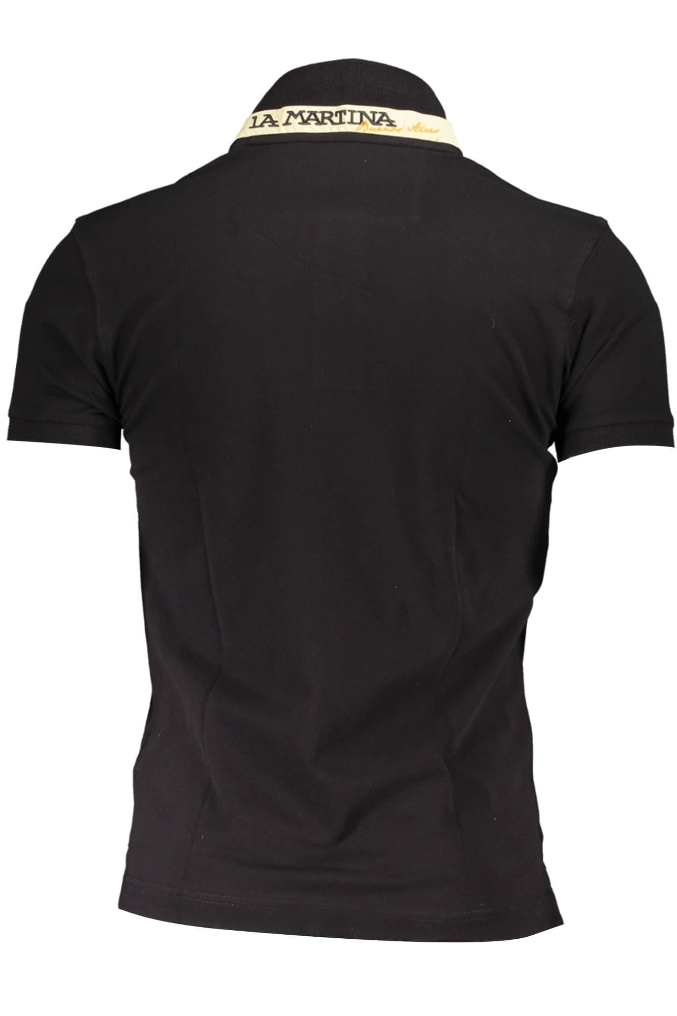 LA MARTINA POLO MANICHE CORTE UOMO NERO - Miniatura 2