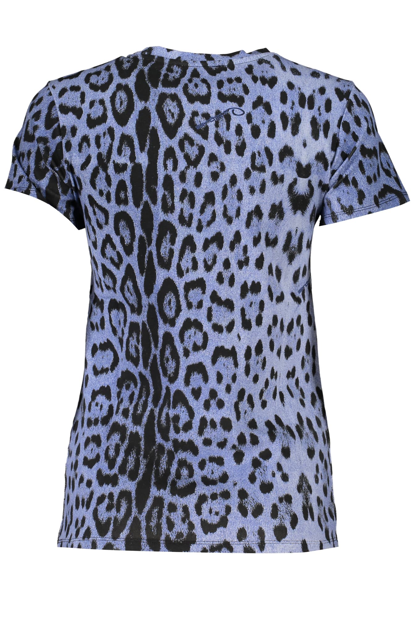 CAVALLI CLASS T-SHIRT MANICHE CORTE DONNA AZZURRO - Miniatura 2