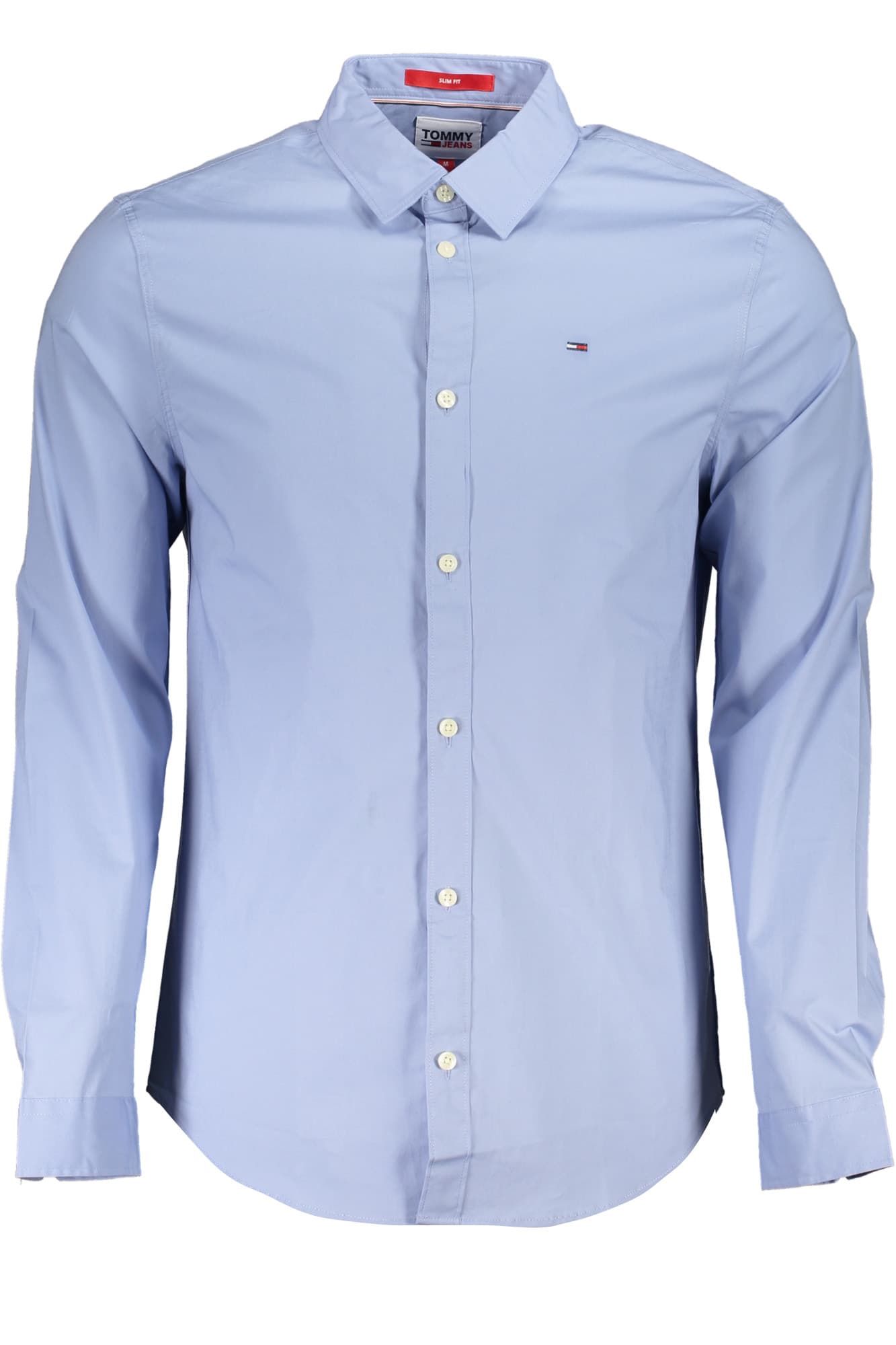 TOMMY HILFIGER CAMICIA MANICHE LUNGHE UOMO AZZURRO