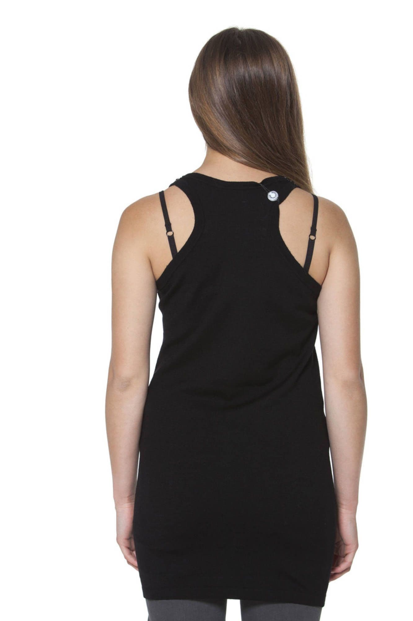 FRED PERRY CANOTTA DONNA NERO - Miniatura 3
