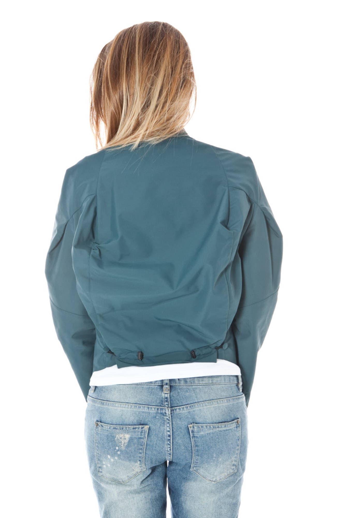 CALVIN KLEIN GIACCA SPORTIVA DONNA VERDE - Miniatura 3
