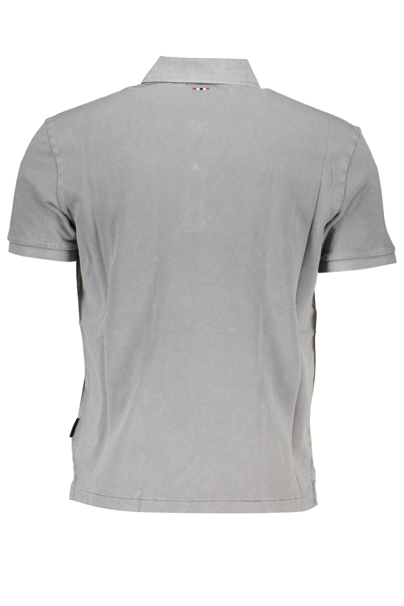 NAPAPIJRI POLO MANICHE CORTE UOMO GRIGIO - Miniatura 2