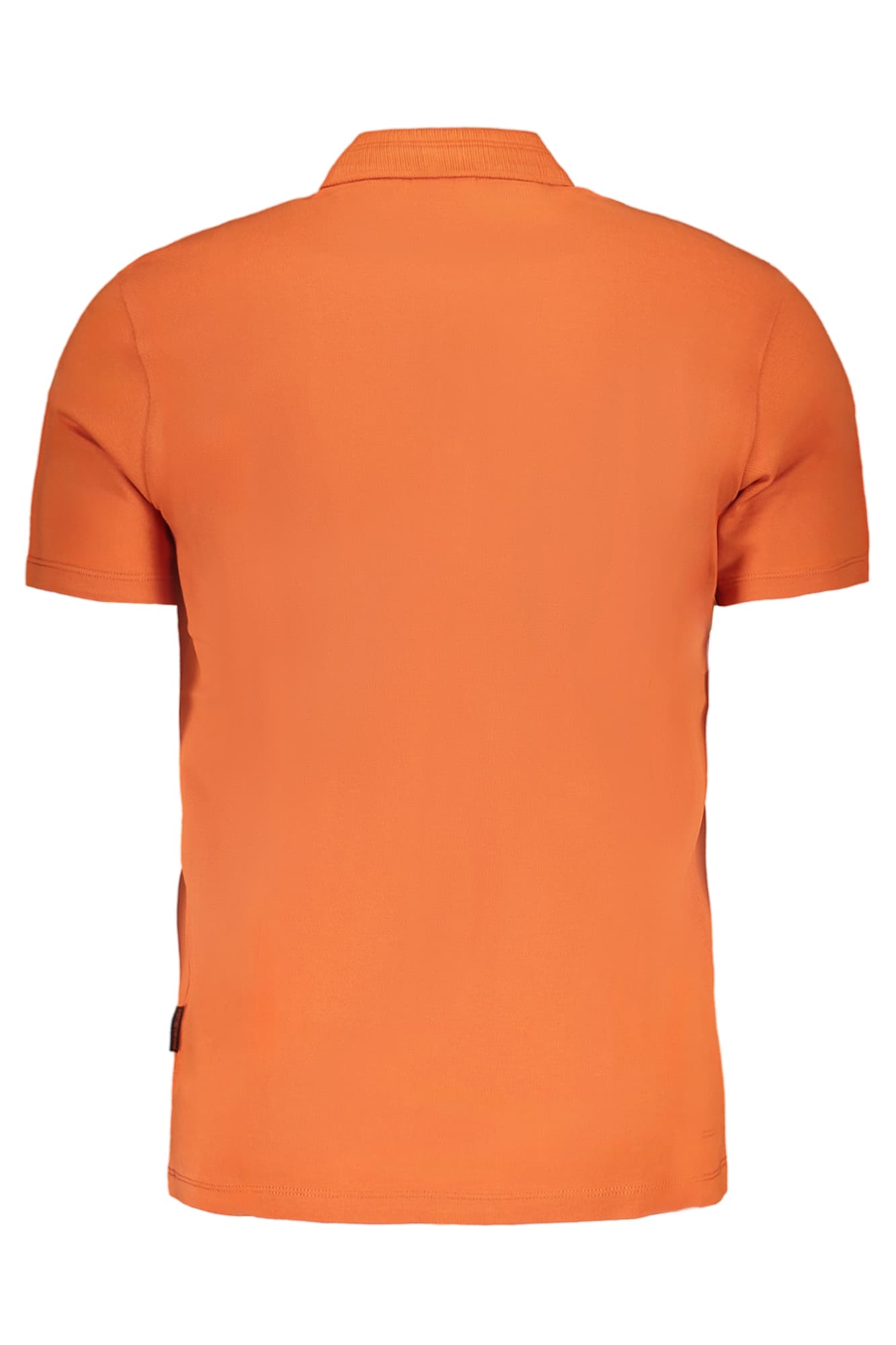 NAPAPIJRI POLO MANICHE CORTE UOMO ARANCIO - Miniatura 2