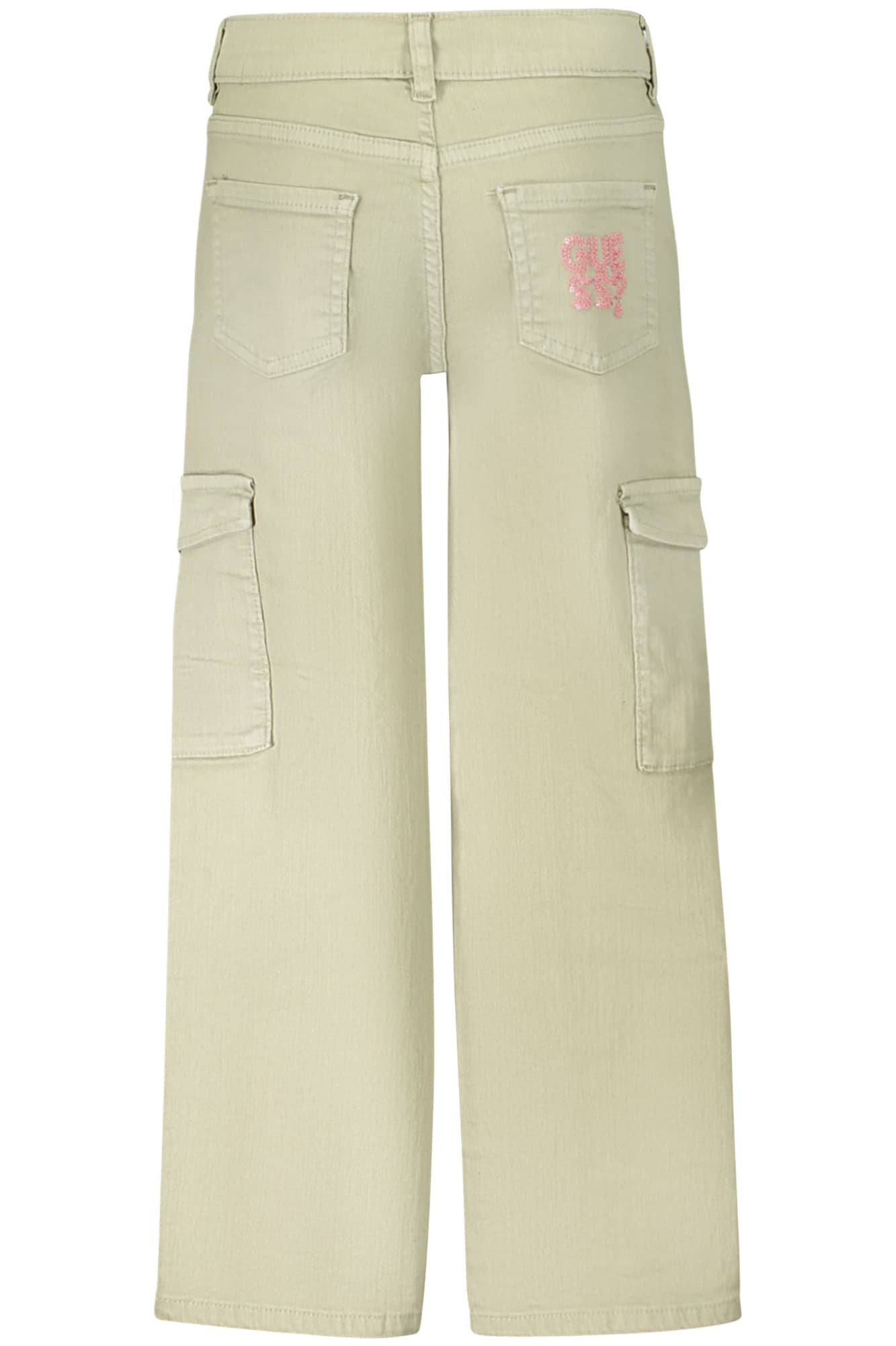 GUESS JEANS PANTALONE BAMBINA VERDE - Miniatura 2