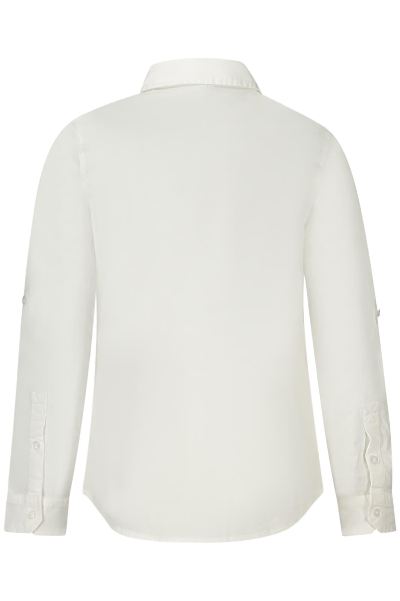 GUESS JEANS CAMICIA MANICHE LUNGHE BAMBINO BIANCO - Miniatura 2