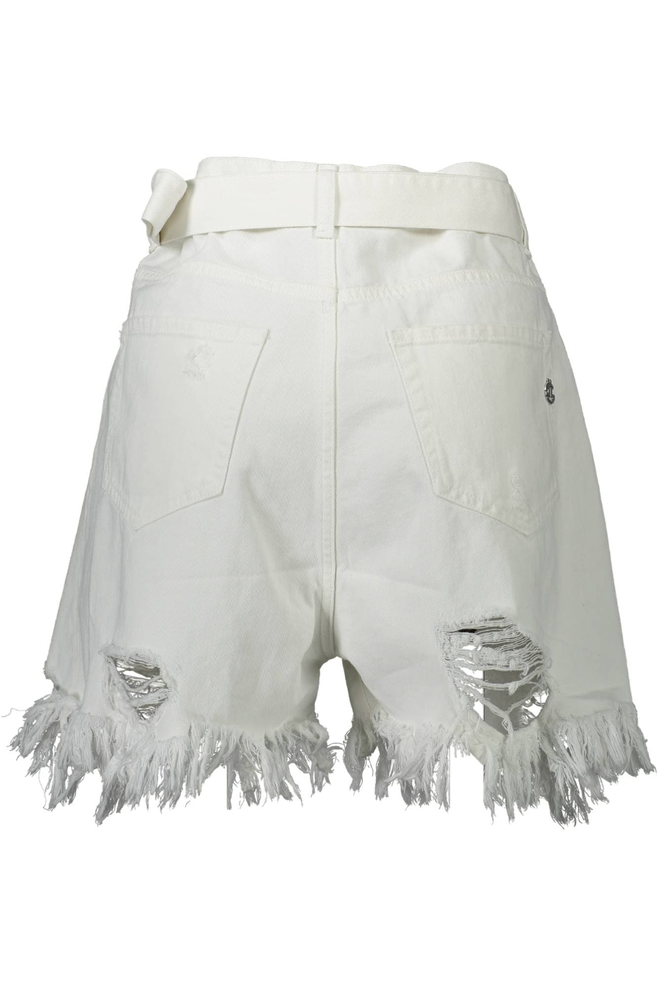GAELLE PARIS PANTALONE SHORT DONNA BIANCO - Miniatura 2