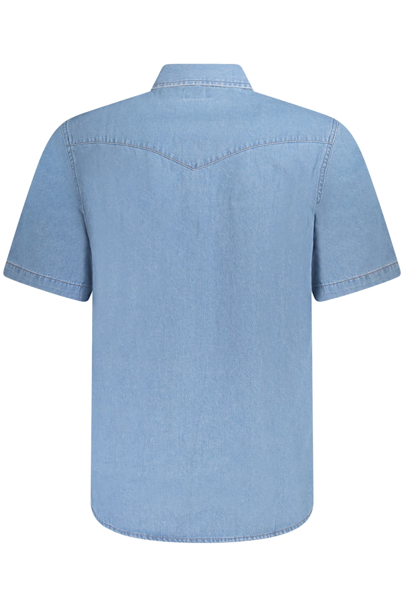 WRANGLER CAMICIA MANICHE CORTE UOMO AZZURRO - Miniatura 2