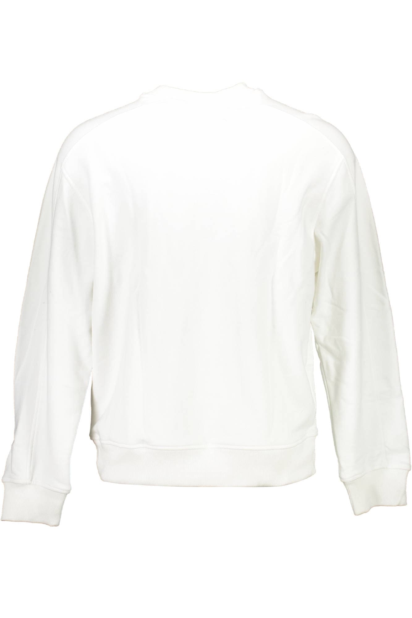 CALVIN KLEIN FELPA SENZA ZIP UOMO BIANCO - Miniatura 2