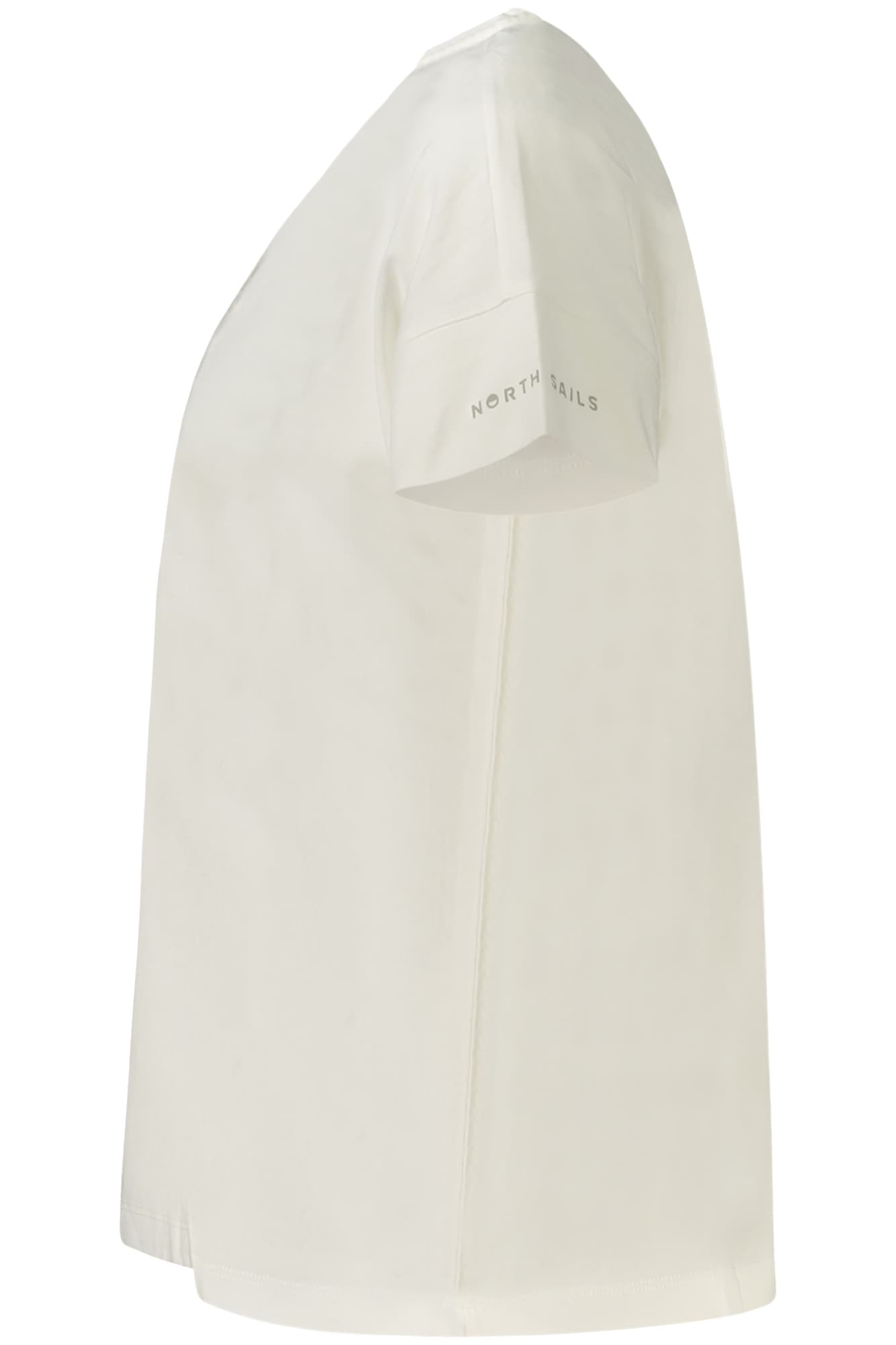 NORTH SAILS T-SHIRT MANICHE CORTE DONNA BIANCO - Miniatura 3