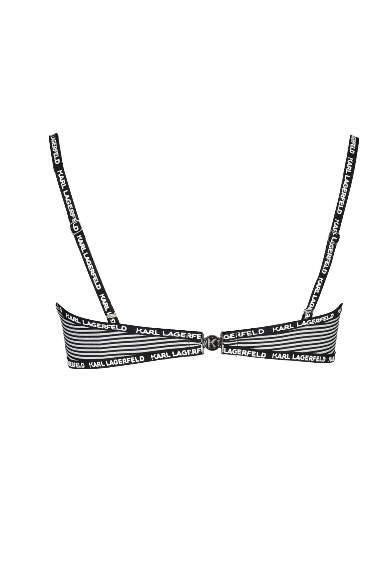KARL LAGERFELD BEACHWEAR COSTUME PARTE SOPRA DONNA NERO - Miniatura 2