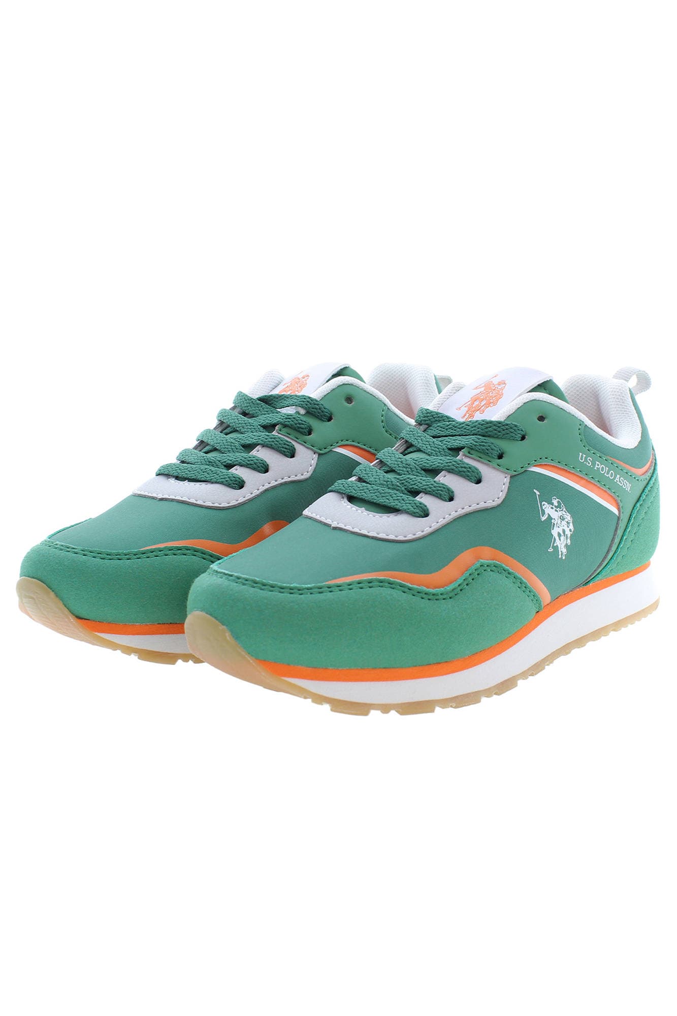 U.S. POLO ASSN. CALZATURA SPORTIVA BAMBINO VERDE - Miniatura 3