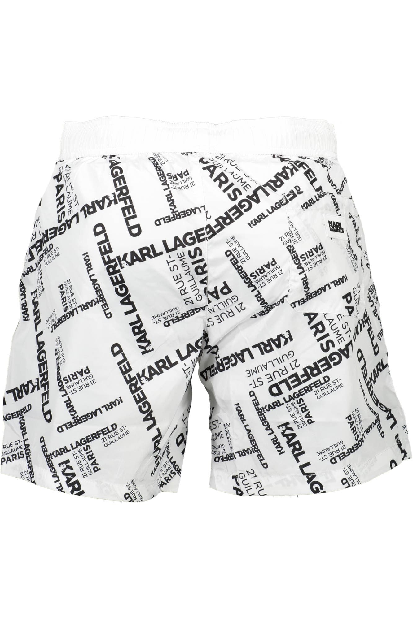 KARL LAGERFELD BEACHWEAR COSTUME PARTE SOTTO UOMO BIANCO - Miniatura 2