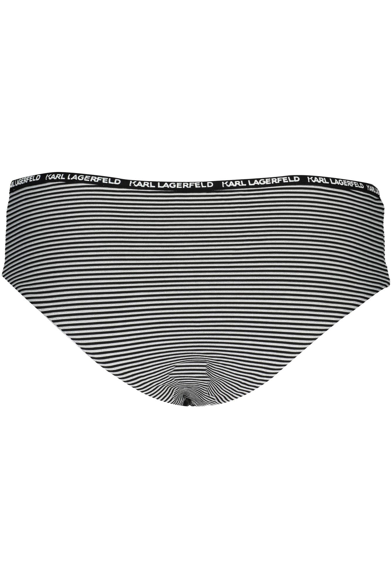KARL LAGERFELD BEACHWEAR COSTUME PARTE SOTTO DONNA NERO - Miniatura 2