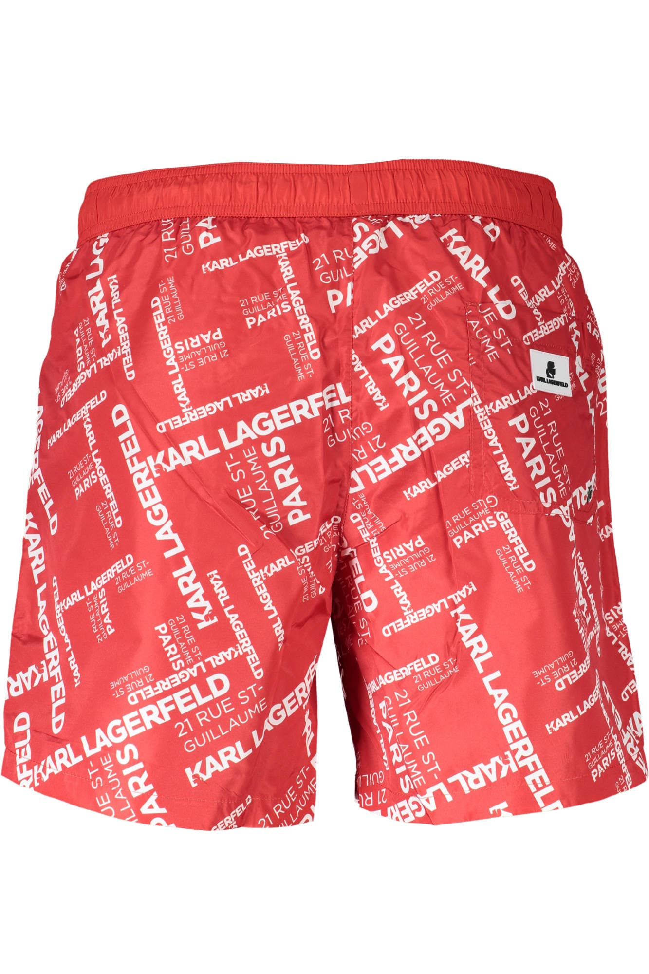KARL LAGERFELD BEACHWEAR COSTUME PARTE SOTTO UOMO ROSSO - Miniatura 2