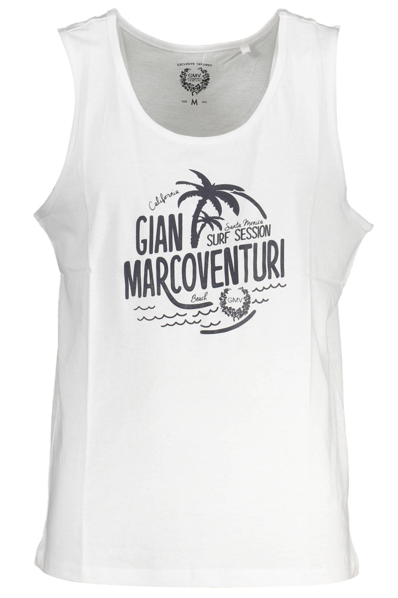 GIAN MARCO VENTURI CANOTTA UOMO BIANCO