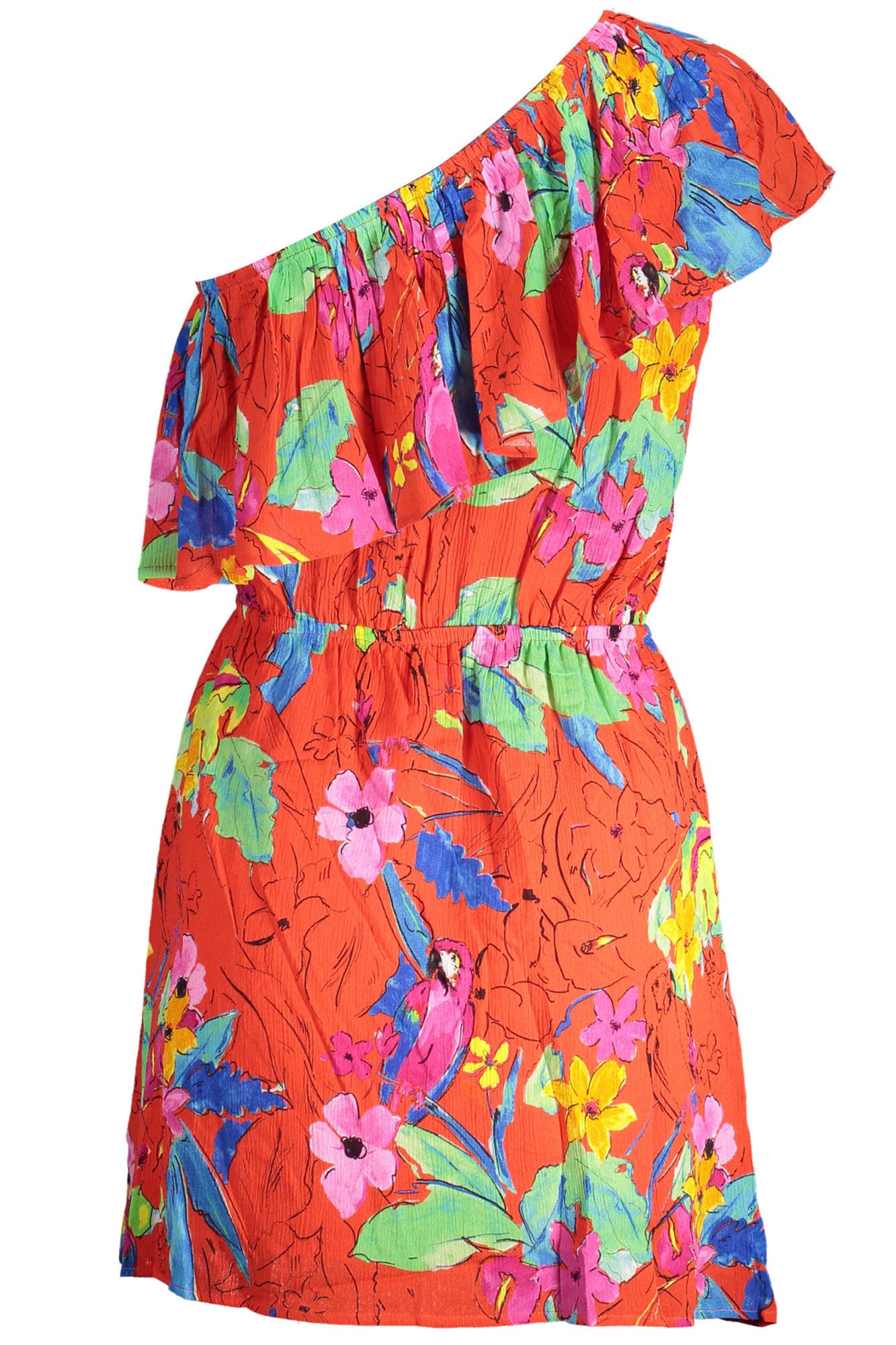 DESIGUAL ABITO CORTO DONNA ROSSO - Miniatura 2