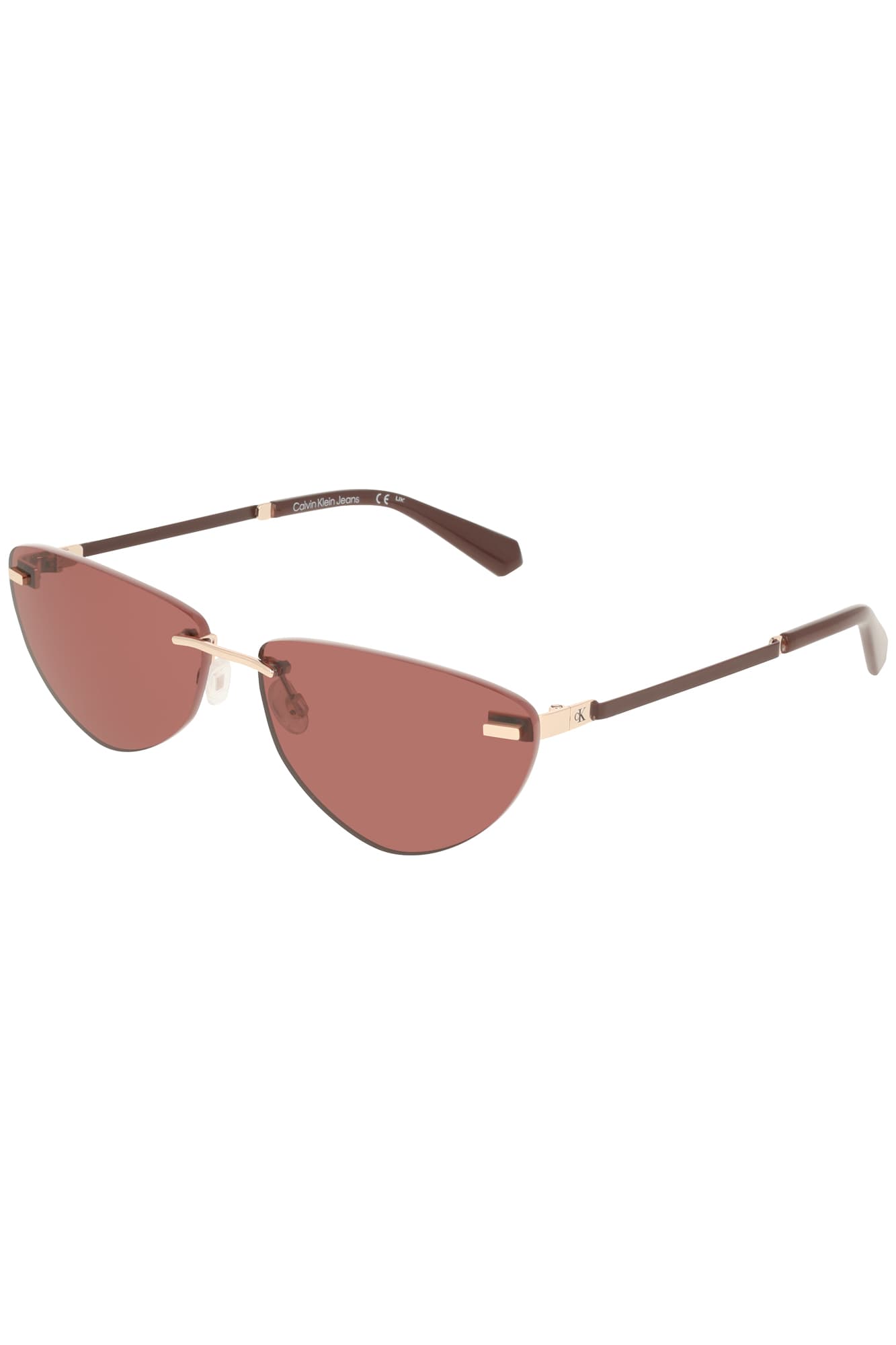 CALVIN KLEIN OCCHIALE DA SOLE DONNA ROSA - Miniatura 2