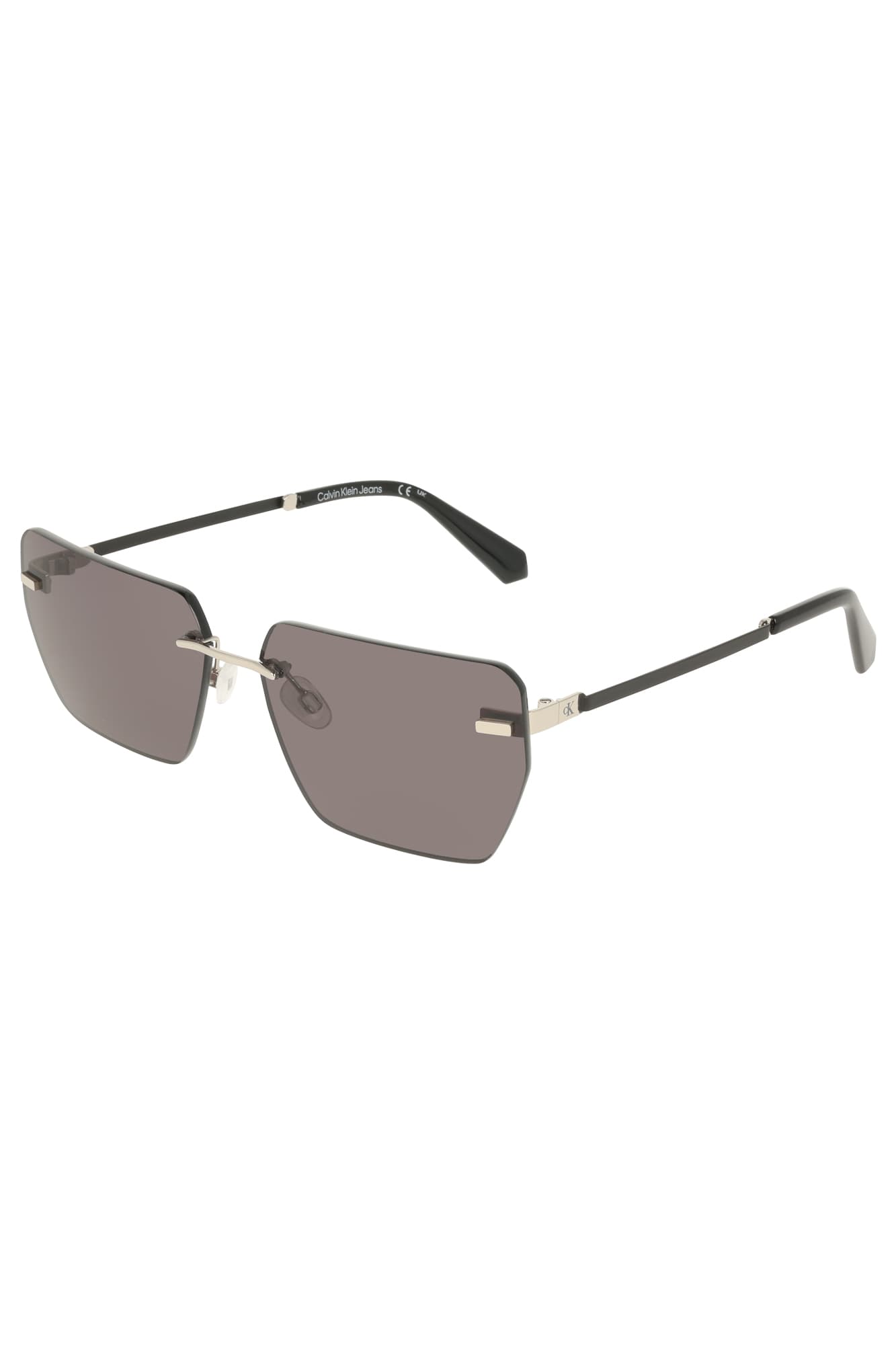 CALVIN KLEIN OCCHIALE DA SOLE UOMO ARGENTO - Miniatura 2