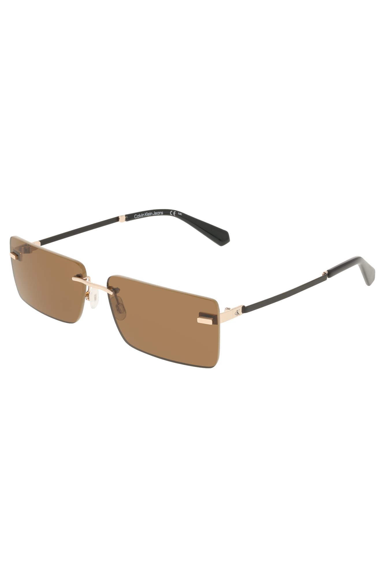 CALVIN KLEIN OCCHIALE DA SOLE DONNA BEIGE - Miniatura 2