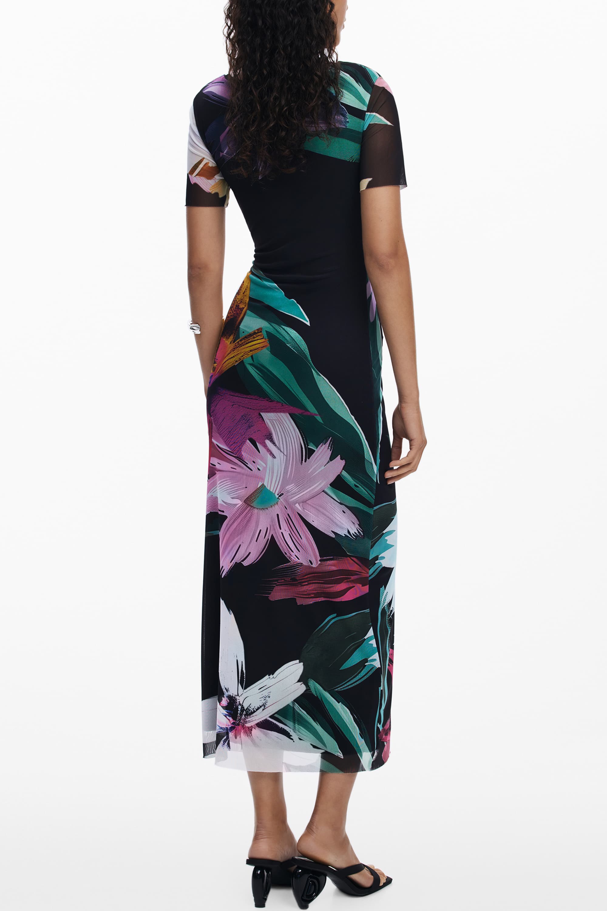 DESIGUAL ABITO LUNGO DONNA NERO - Miniatura 2