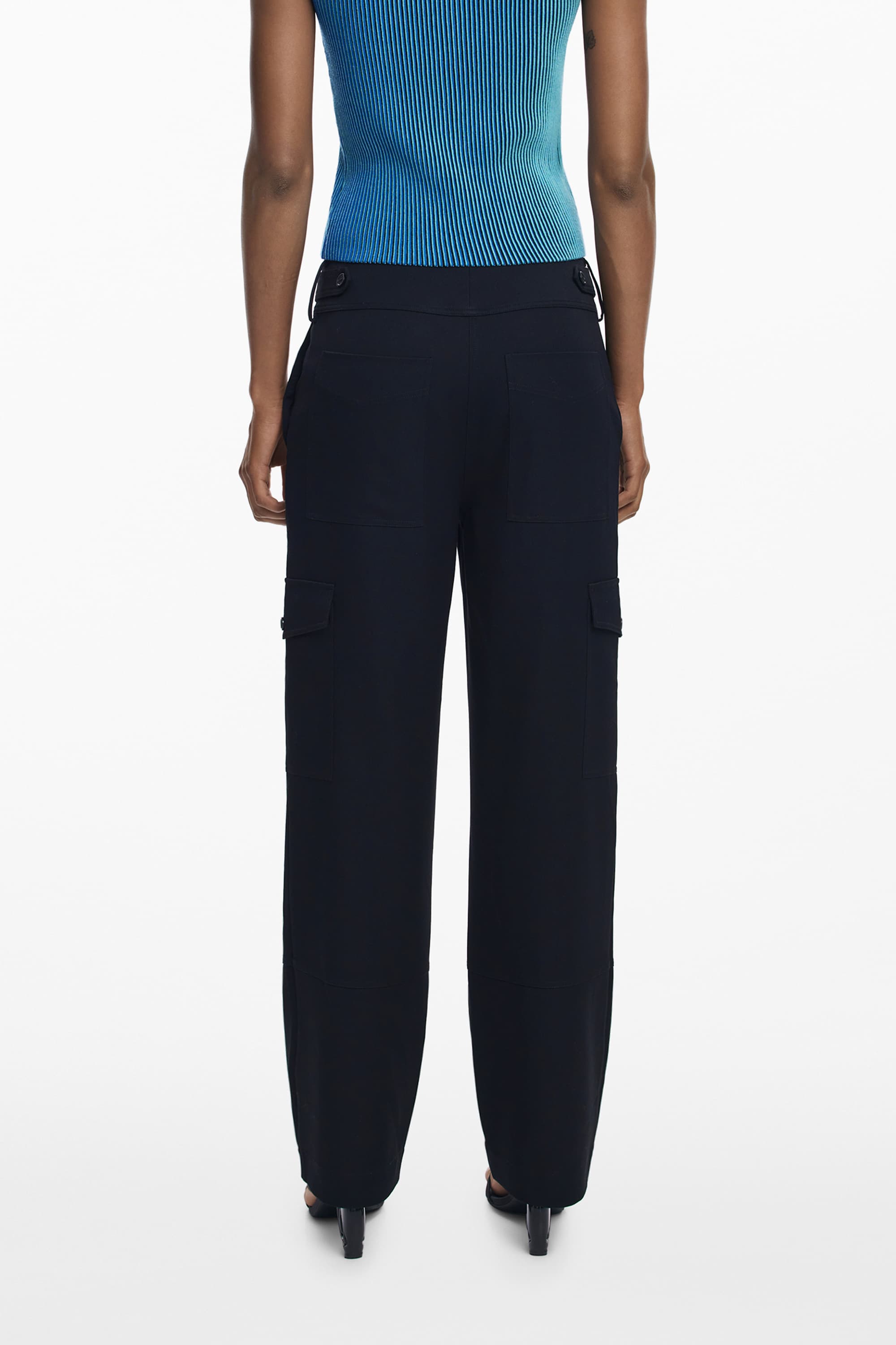DESIGUAL PANTALONE DONNA NERO - Miniatura 2