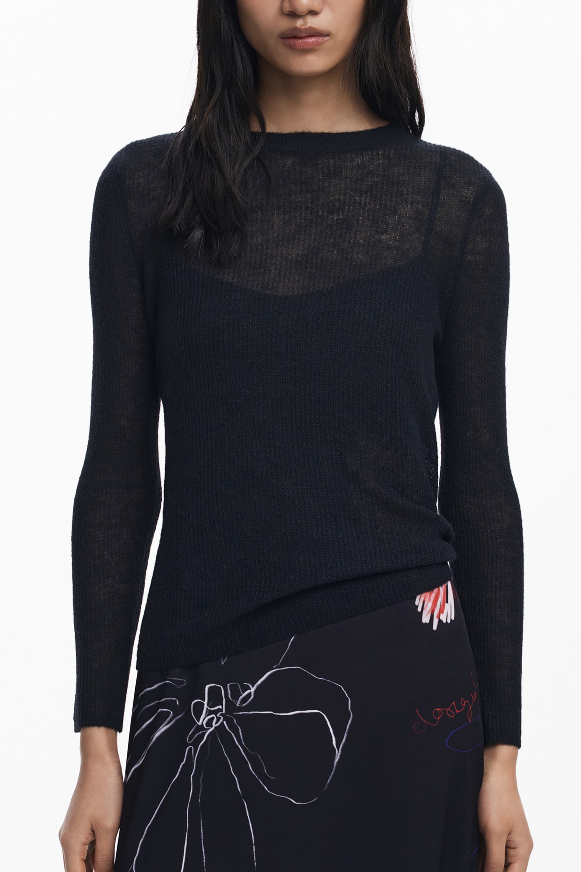 DESIGUAL ABITO LUNGO DONNA NERO