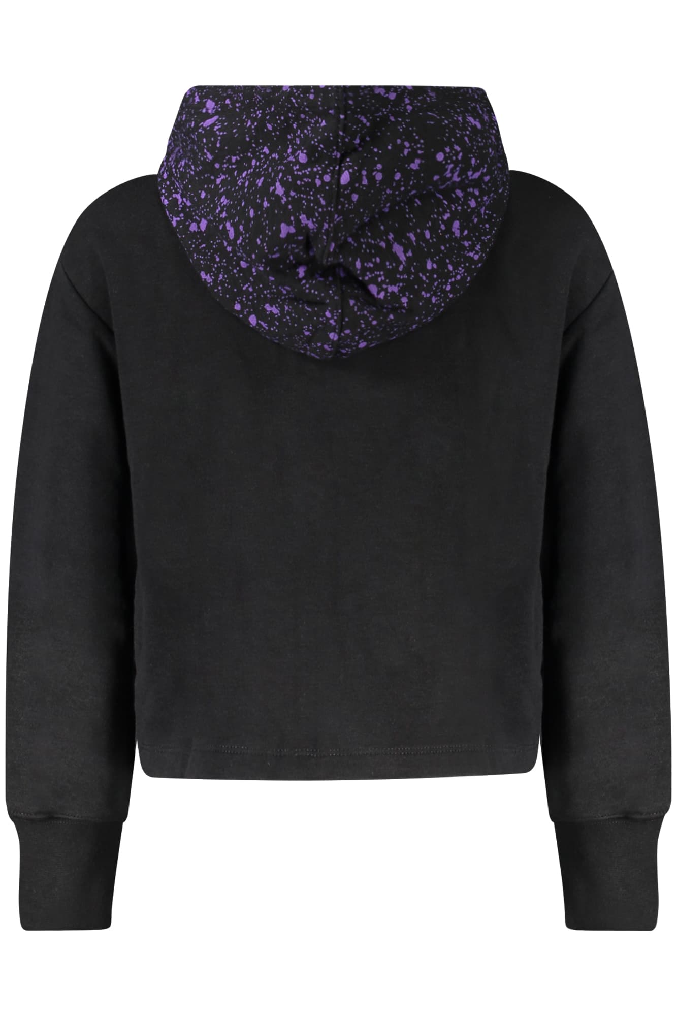 NIKE FELPA CON ZIP BAMBINA NERO - Miniatura 2