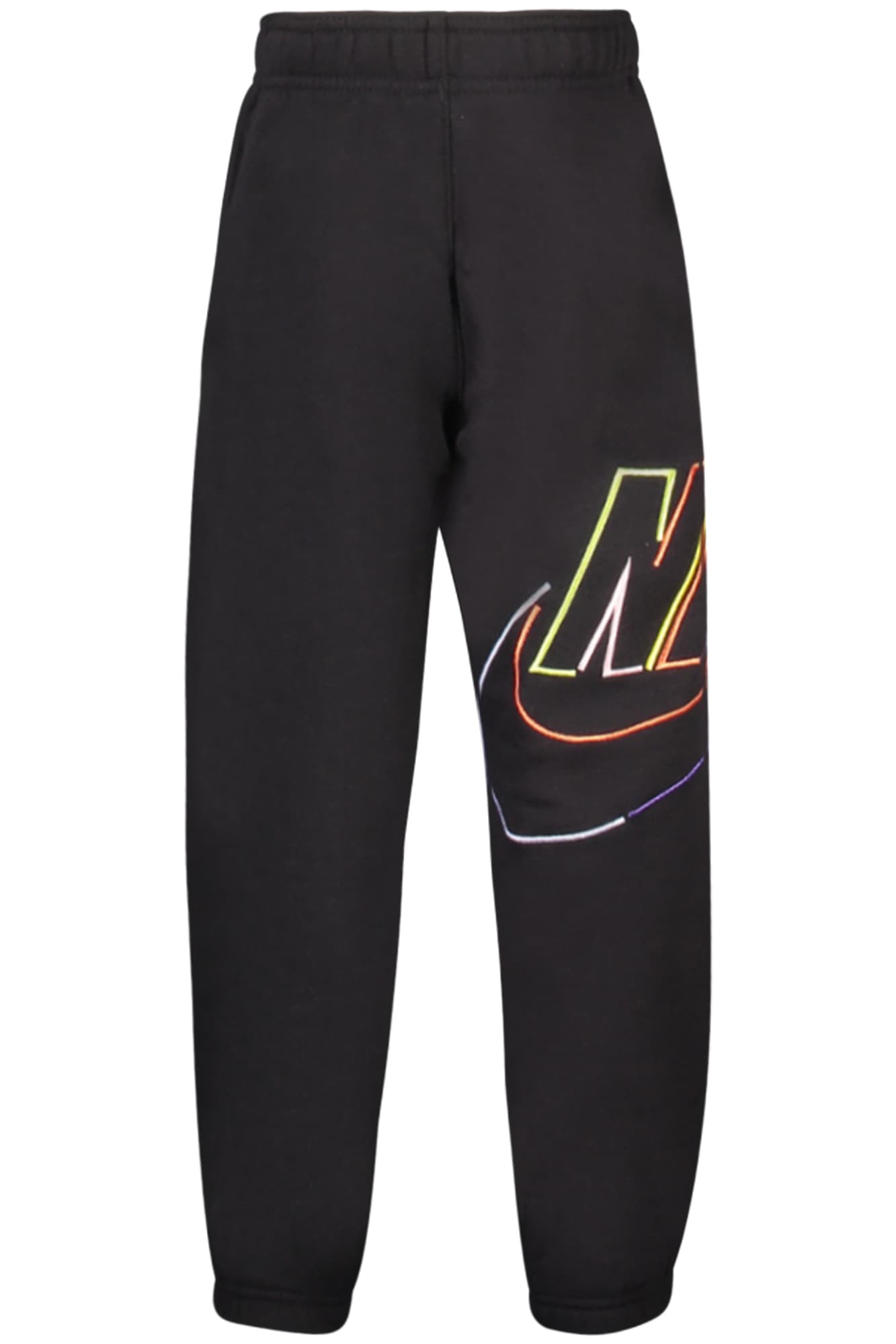 NIKE PANTALONE TUTA LUNGO BAMBINO NERO - Miniatura 2