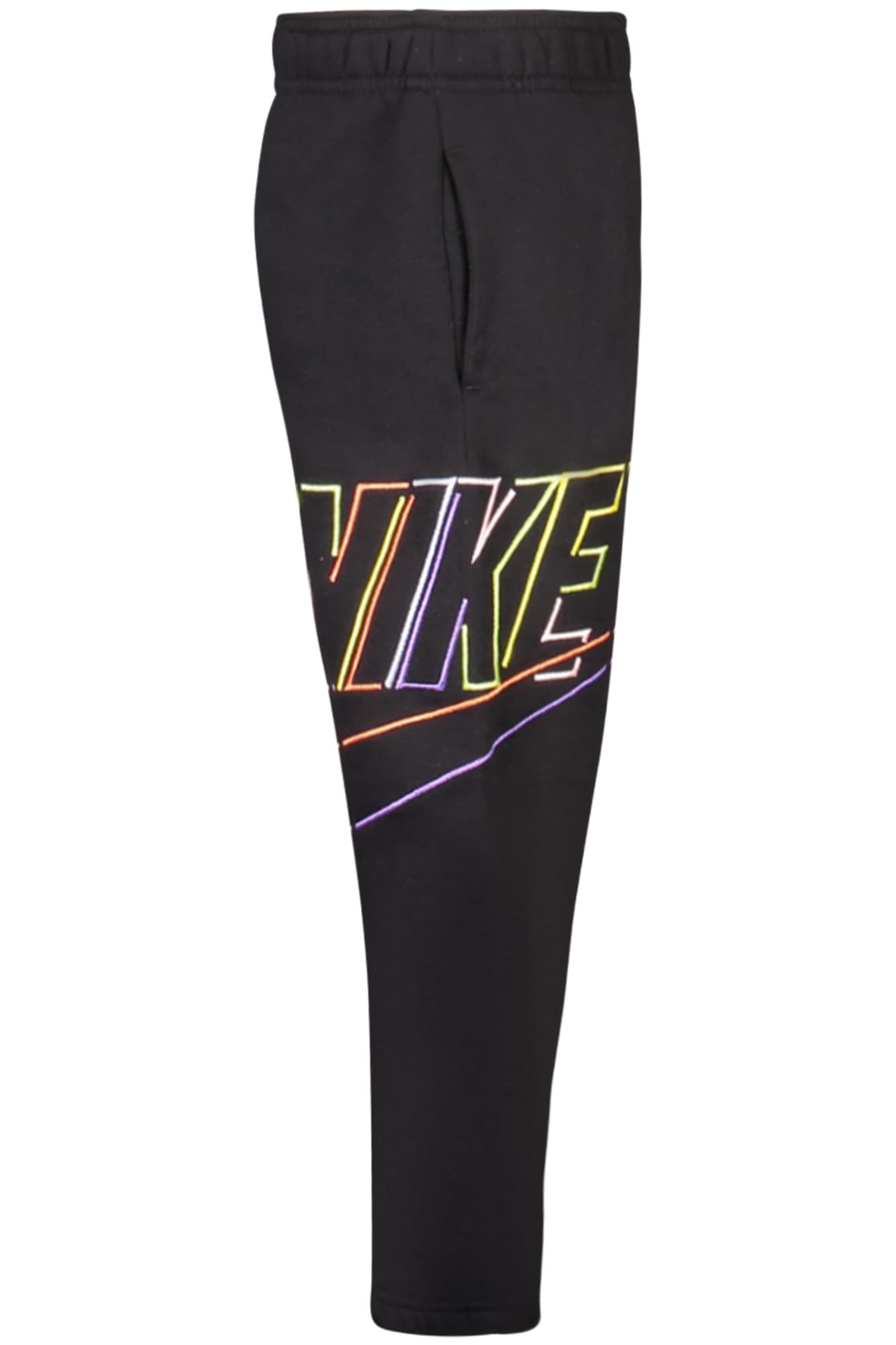 NIKE PANTALONE TUTA LUNGO BAMBINO NERO - Miniatura 3