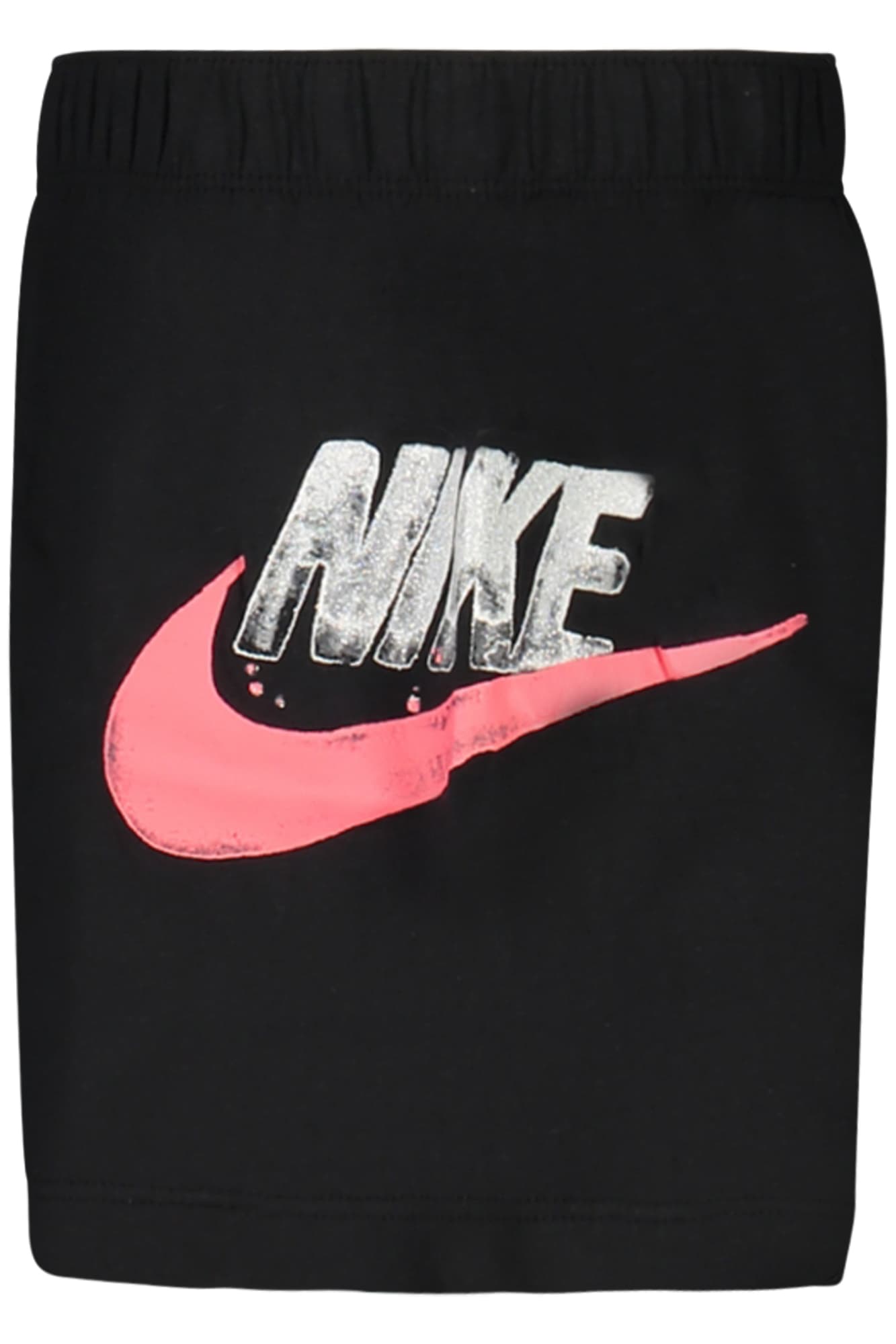 NIKE PANTALONE SHORT BAMBINA NERO - Miniatura 3